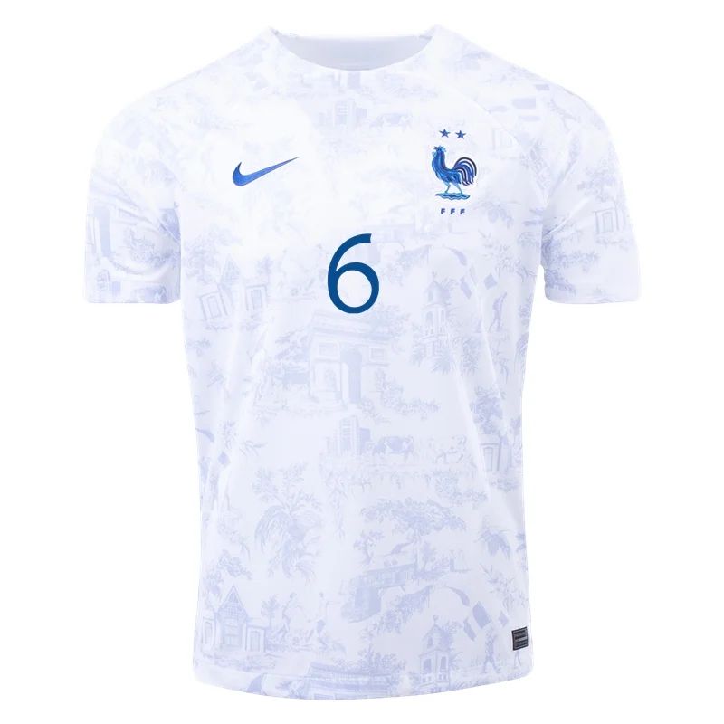 2022 Paul Pogba #6 France Away Jersey-mysite Custom Football Kit- Nextkits