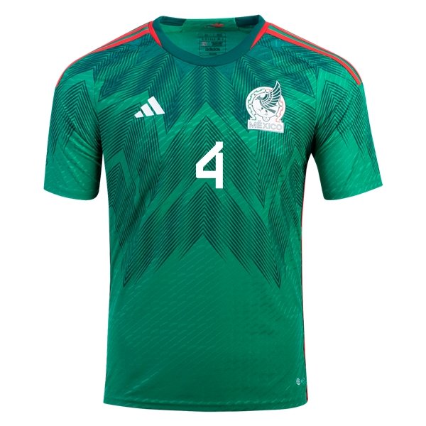 2022 Rafael Marquez #4 Mexico Home Jersey-mysite Custom Football Kit- Nextkits