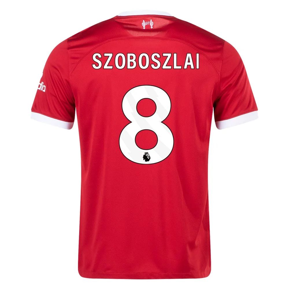23/24 Liverpool #8 Dominik Szoboszlai Home Jersey-mysite Custom Football Kit- Nextkits