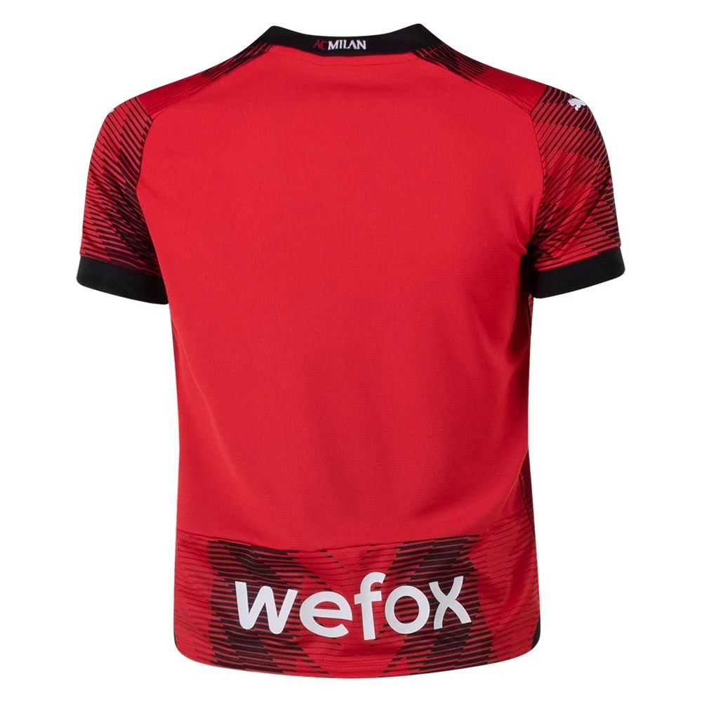 23/24 Kid's Suit AC Milan Home Jersey-mysite Custom Football Kit- Nextkits