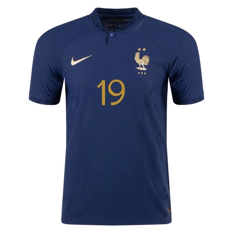 2022 Karim Benzema #19 France Home Jersey-mysite Custom Football Kit- Nextkits