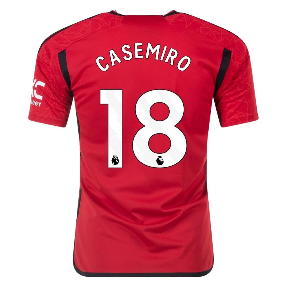 23/24 Manchester United #18 Casemiro Home Jersey-mysite Custom Football Kit- Nextkits