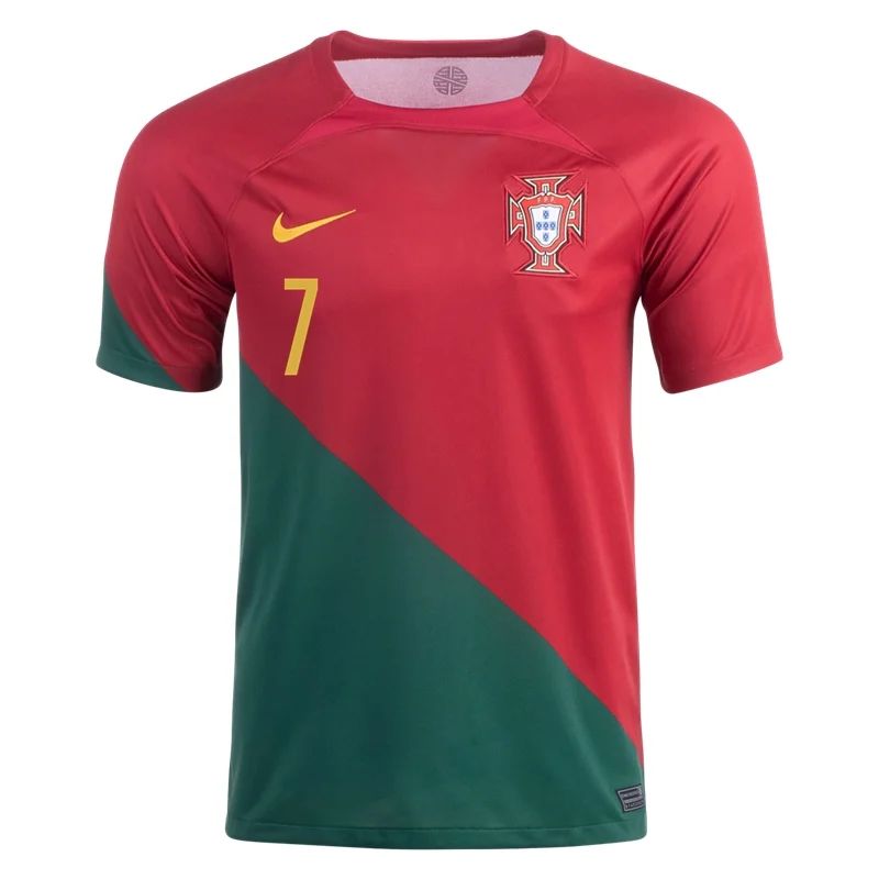 2022 Cristiano Ronaldo #7 Portugal Home Jersey-mysite Custom Football Kit- Nextkits