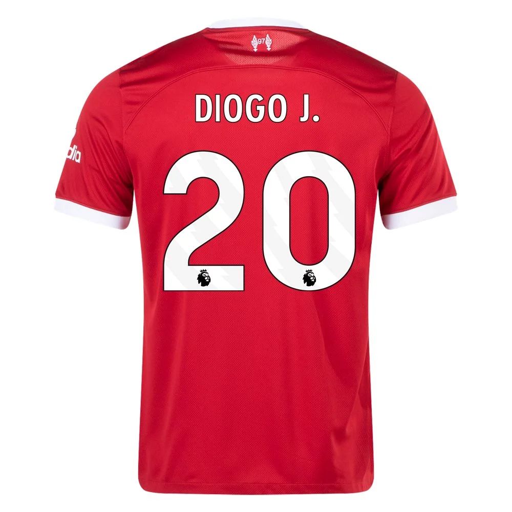 23/24 Liverpool #20 Diogo Jota Home Jersey-mysite Custom Football Kit- Nextkits