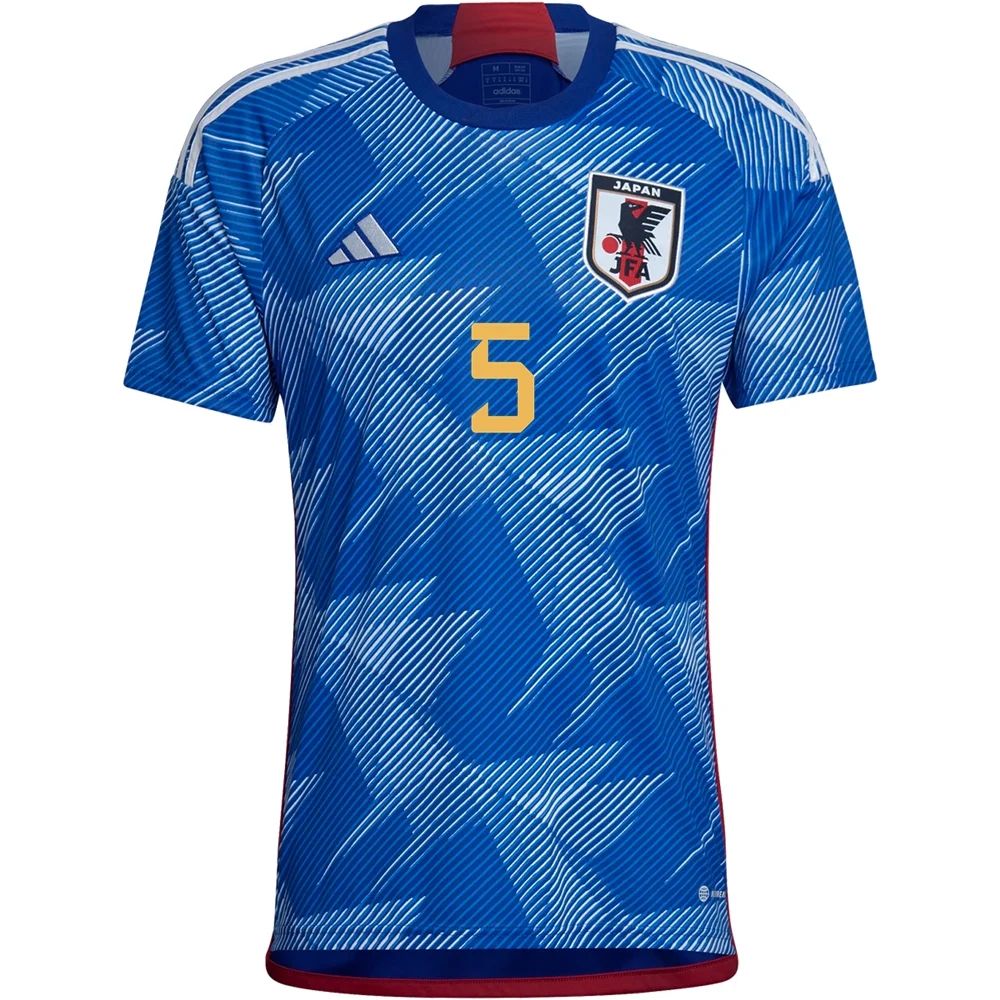 2022 Yuto Nagatomo #5 Japan Home Jersey-mysite Custom Football Kit- Nextkits