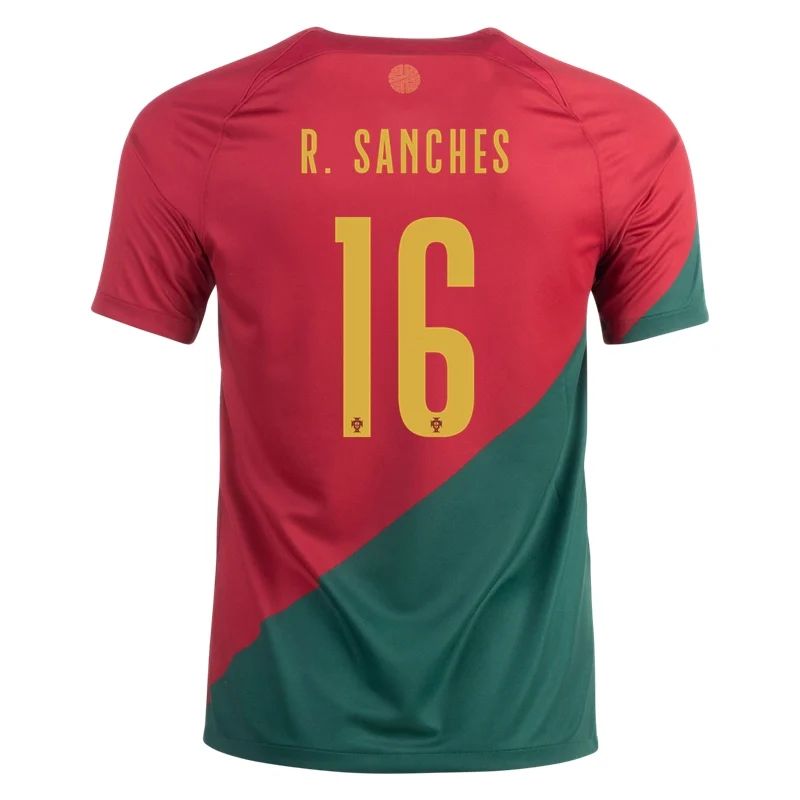2022 Renato Sanches #16 Portugal Home Jersey-mysite Custom Football Kit- Nextkits