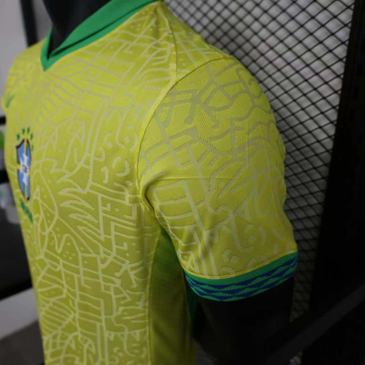 2024 Player Version Brazil Home Soccer Jersey-mysite Custom Football Kit- Nextkits