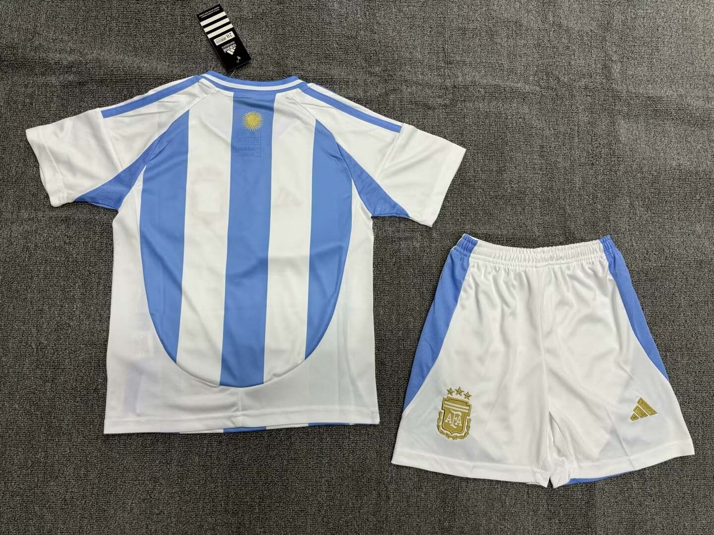2024 Argentina National Team Home Football Shirt Kids Size Suit-mysite Custom Football Kit- Nextkits