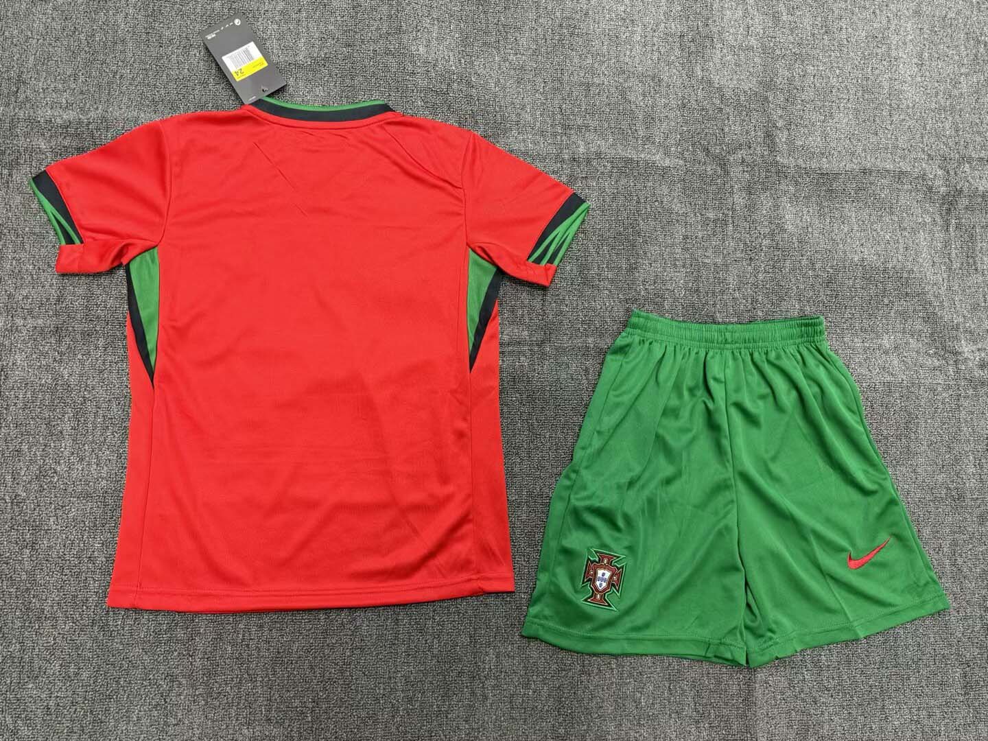 2024 Portugal Home Football Shirt Kids Size Suit-mysite Custom Football Kit- Nextkits