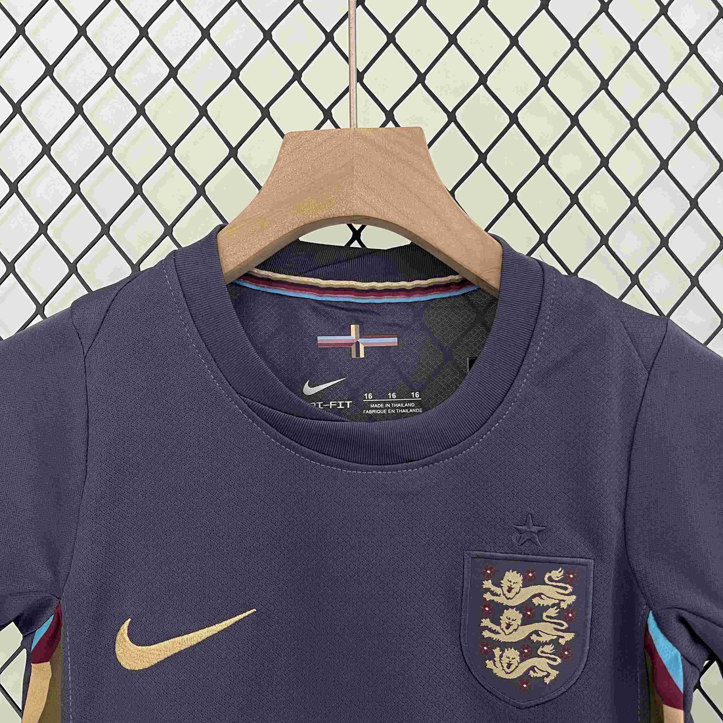 2024 England Away Football Shirt Kids Size Suit-mysite Custom Football Kit- Nextkits