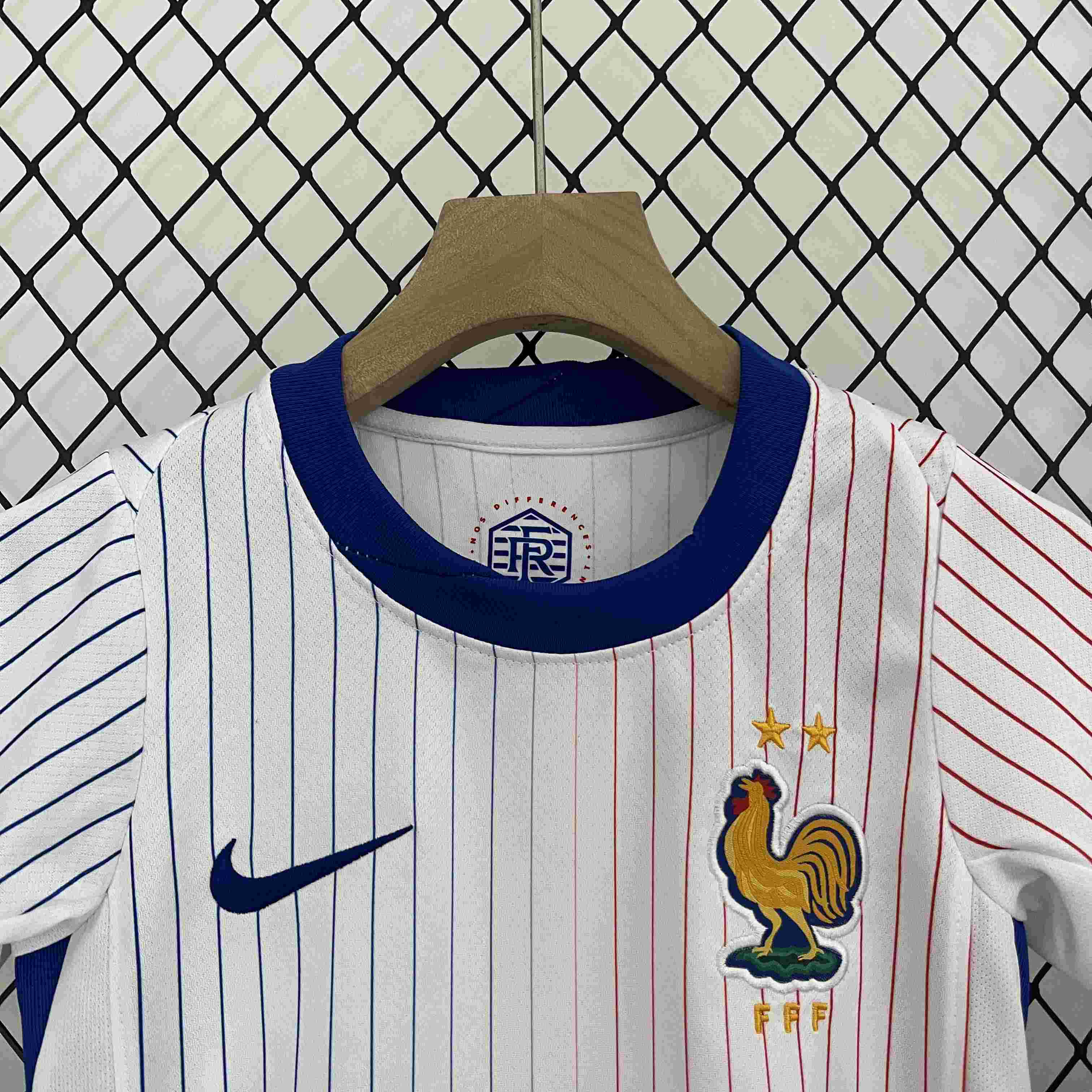 2024 France Away Football Shirt Kids Size Suit-mysite Custom Football Kit- Nextkits