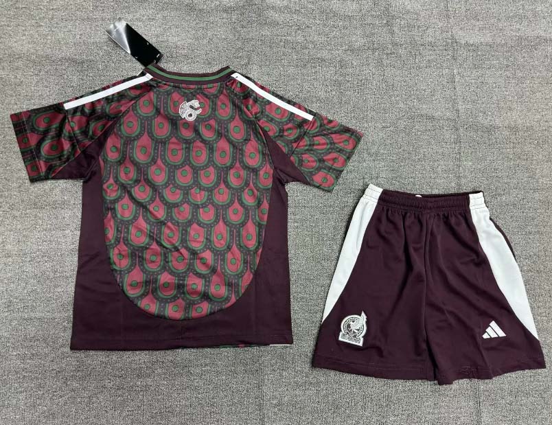2024 Mexico National Home Football Shirt Kids Size Suit-mysite Custom Football Kit- Nextkits
