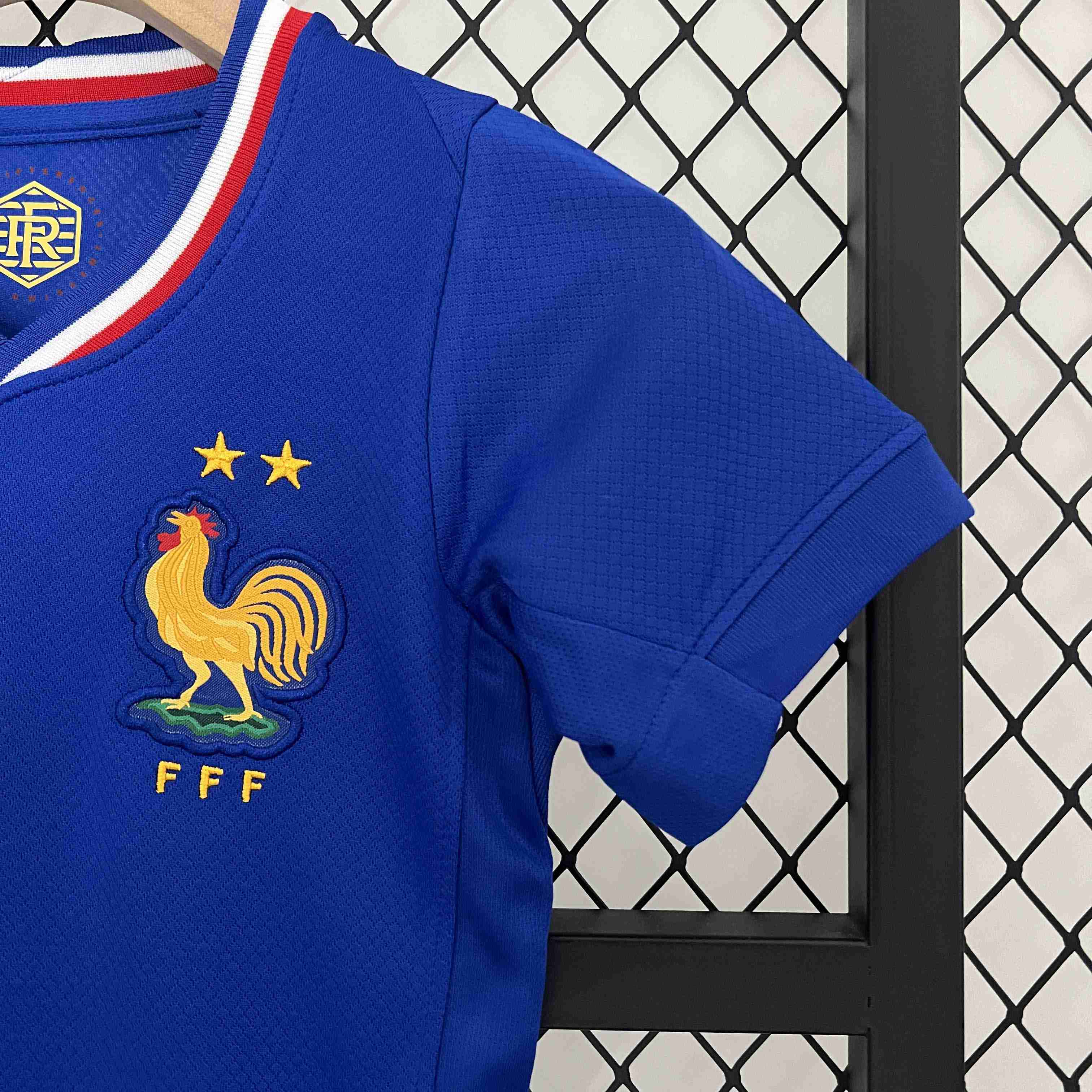 2024 France Home Football Shirt Kids Size Suit-mysite Custom Football Kit- Nextkits