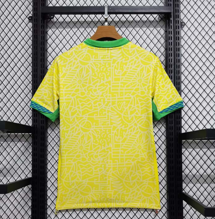 2024 Brazil Home Football Shirt-mysite Custom Football Kit- Nextkits