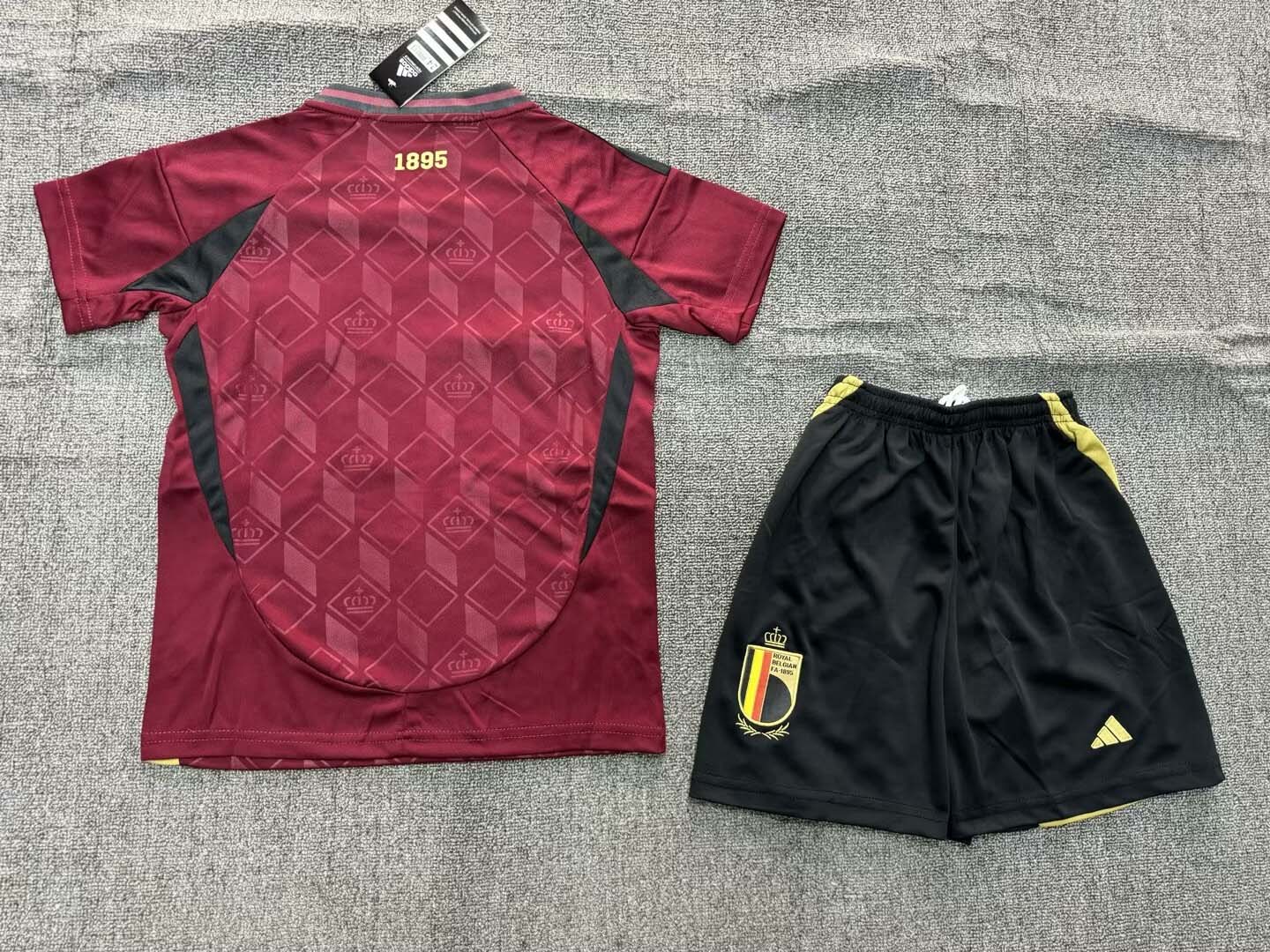 2024 Belgium National Team Home Football Shirt Kids Size Suit-mysite Custom Football Kit- Nextkits