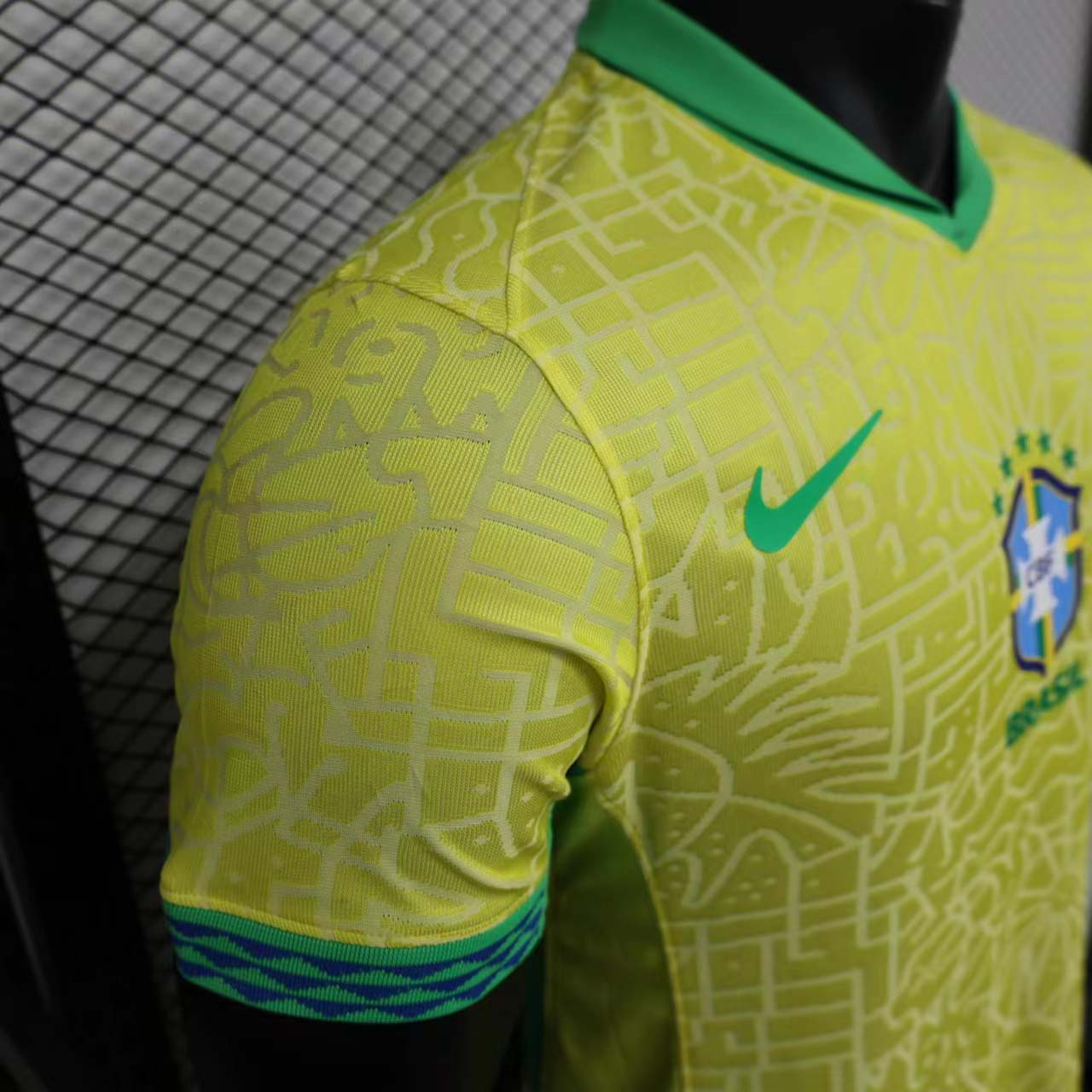 2024 Player Version Brazil Home Soccer Jersey-mysite Custom Football Kit- Nextkits