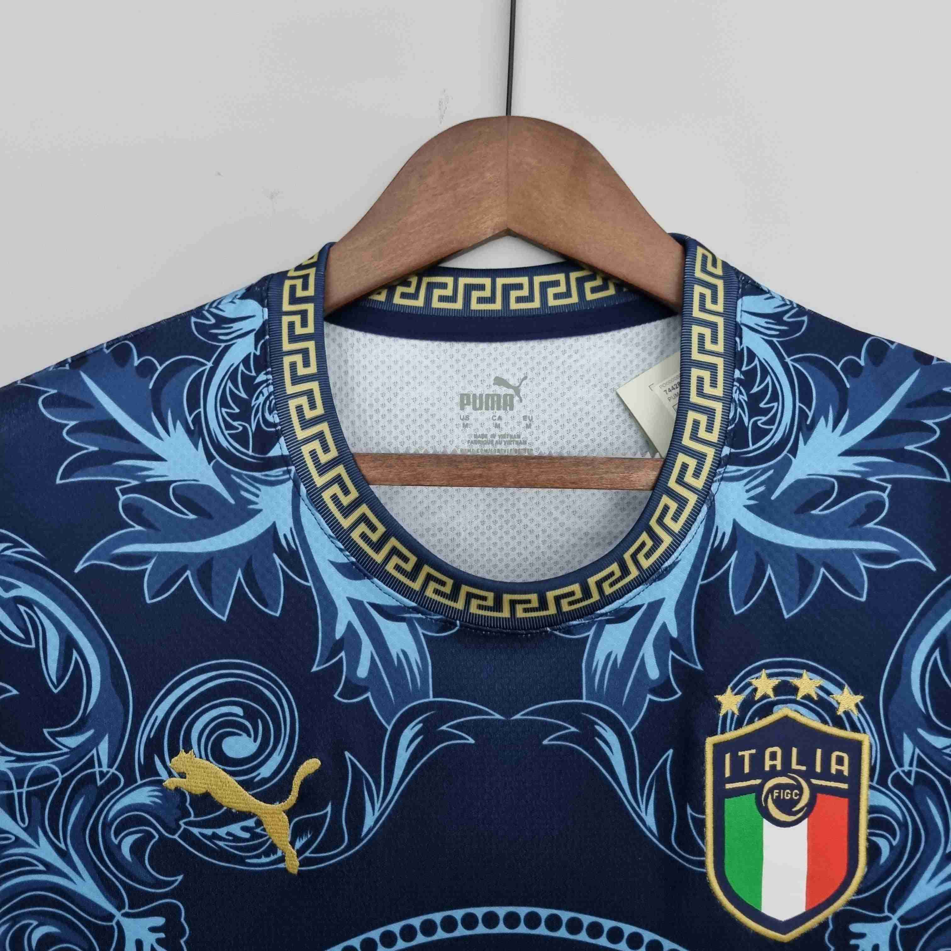 2022 Italy Commemorative Edition Blue Soccer Shirt-mysite Custom Football Kit- Nextkits