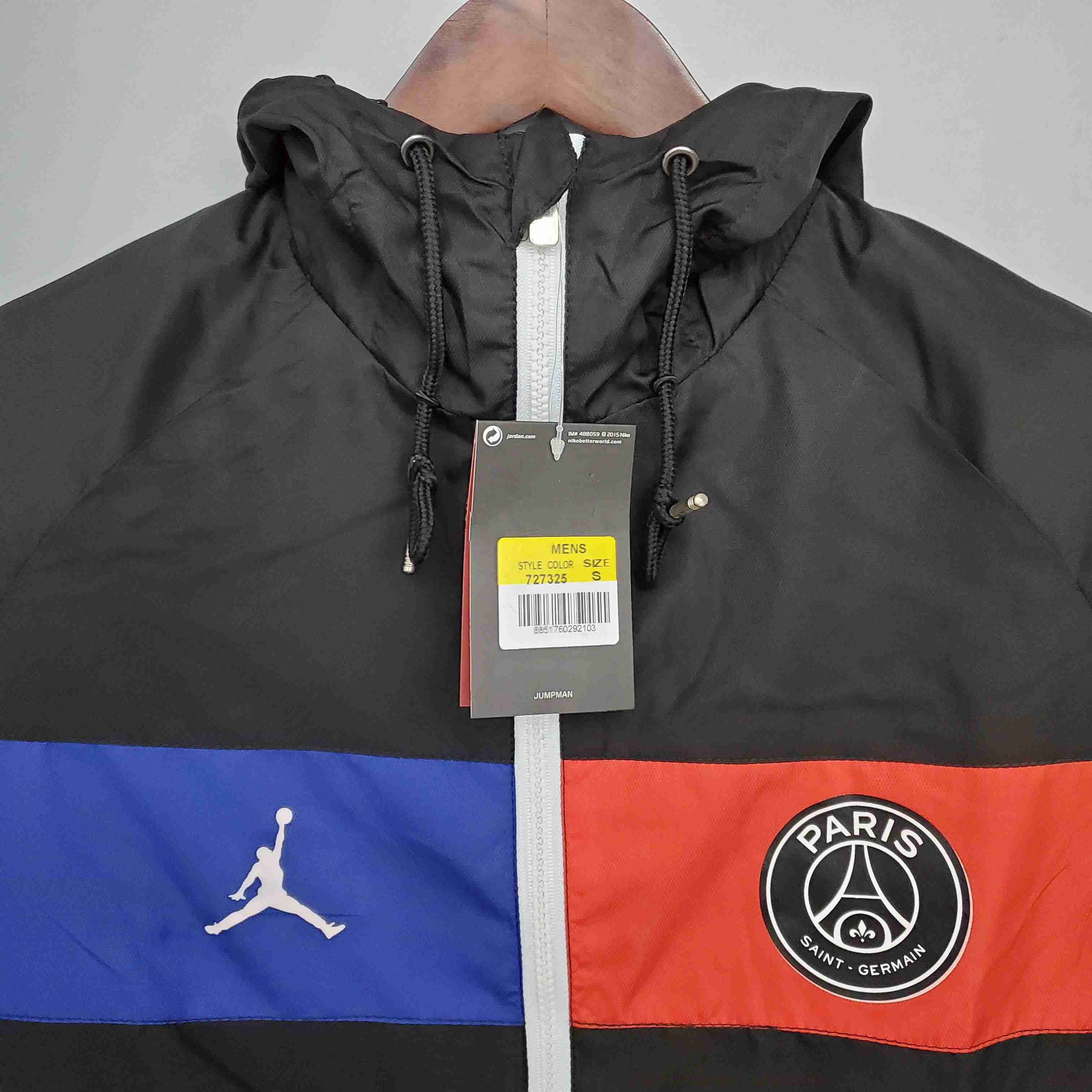 2021 Windbreaker Psg Paris Saint-Germain Black-mysite Custom Football Kit- Nextkits