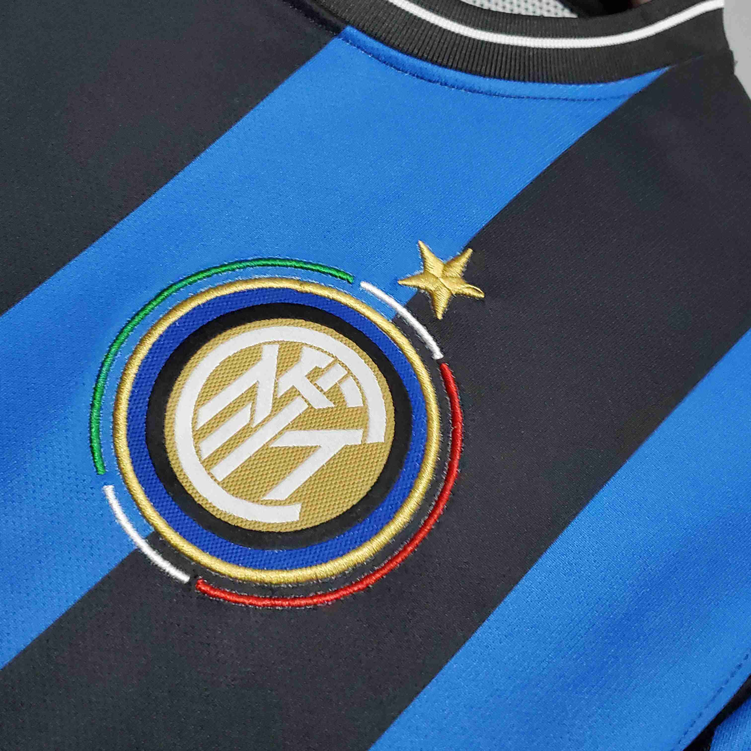 2009/2010 Retro Internazionale Milan Home UEFA Champions League Edition Football Jersey-mysite Custom Football Kit- Nextkits