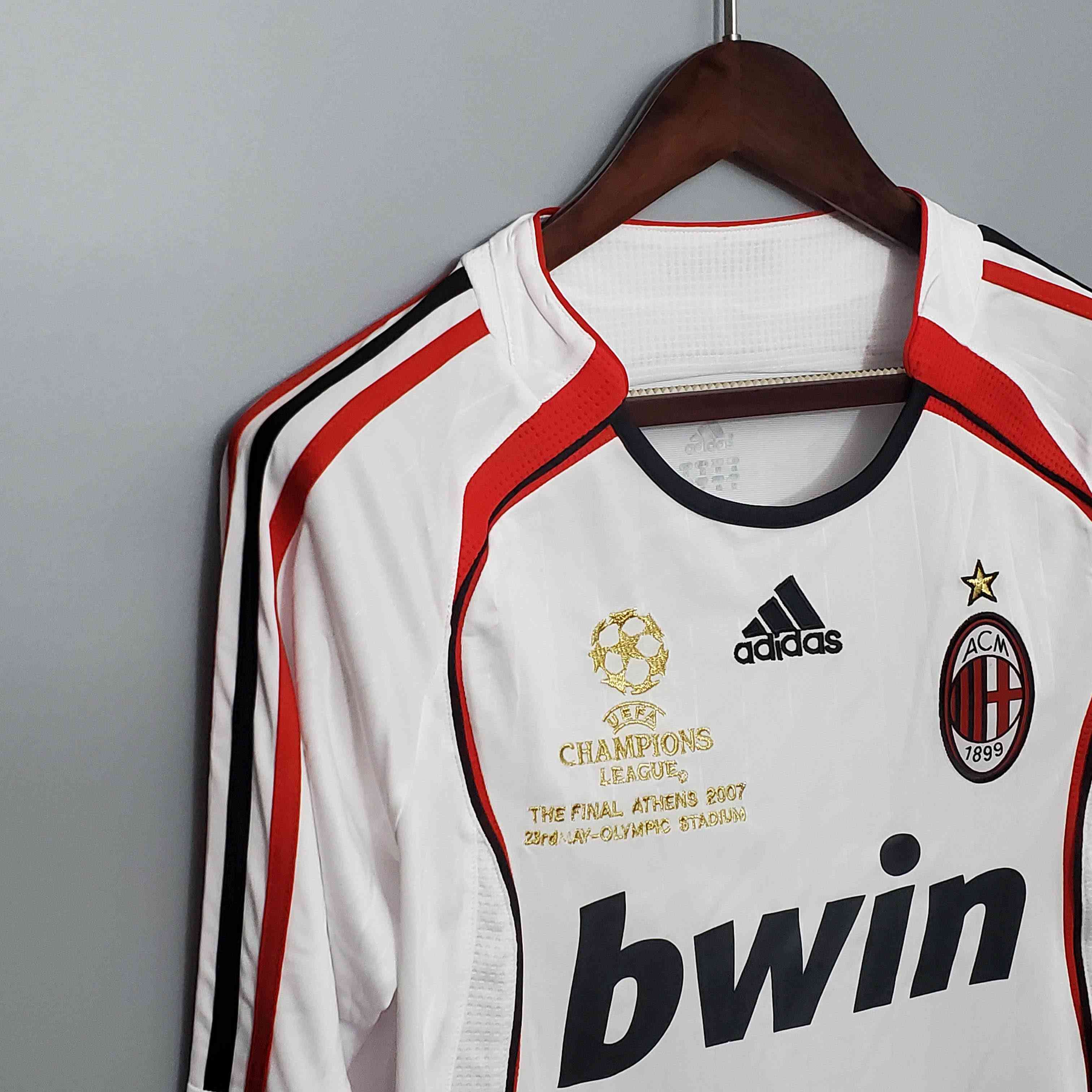 2006/2007 Retro Long Sleeve AC Milan Away Football Shirt-mysite Custom Football Kit- Nextkits
