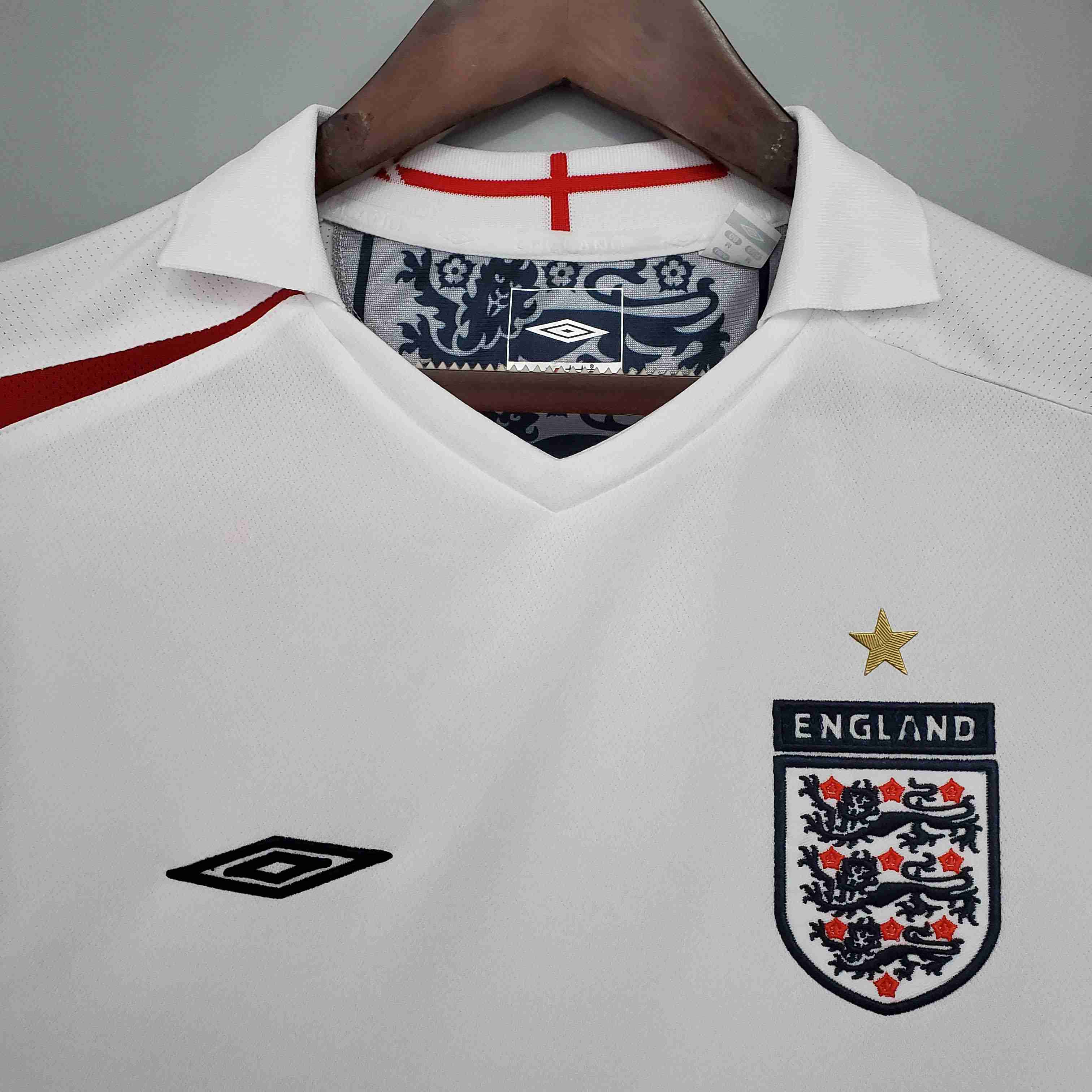 2006 Retro England Home Soccer Jersey-mysite Custom Football Kit- Nextkits