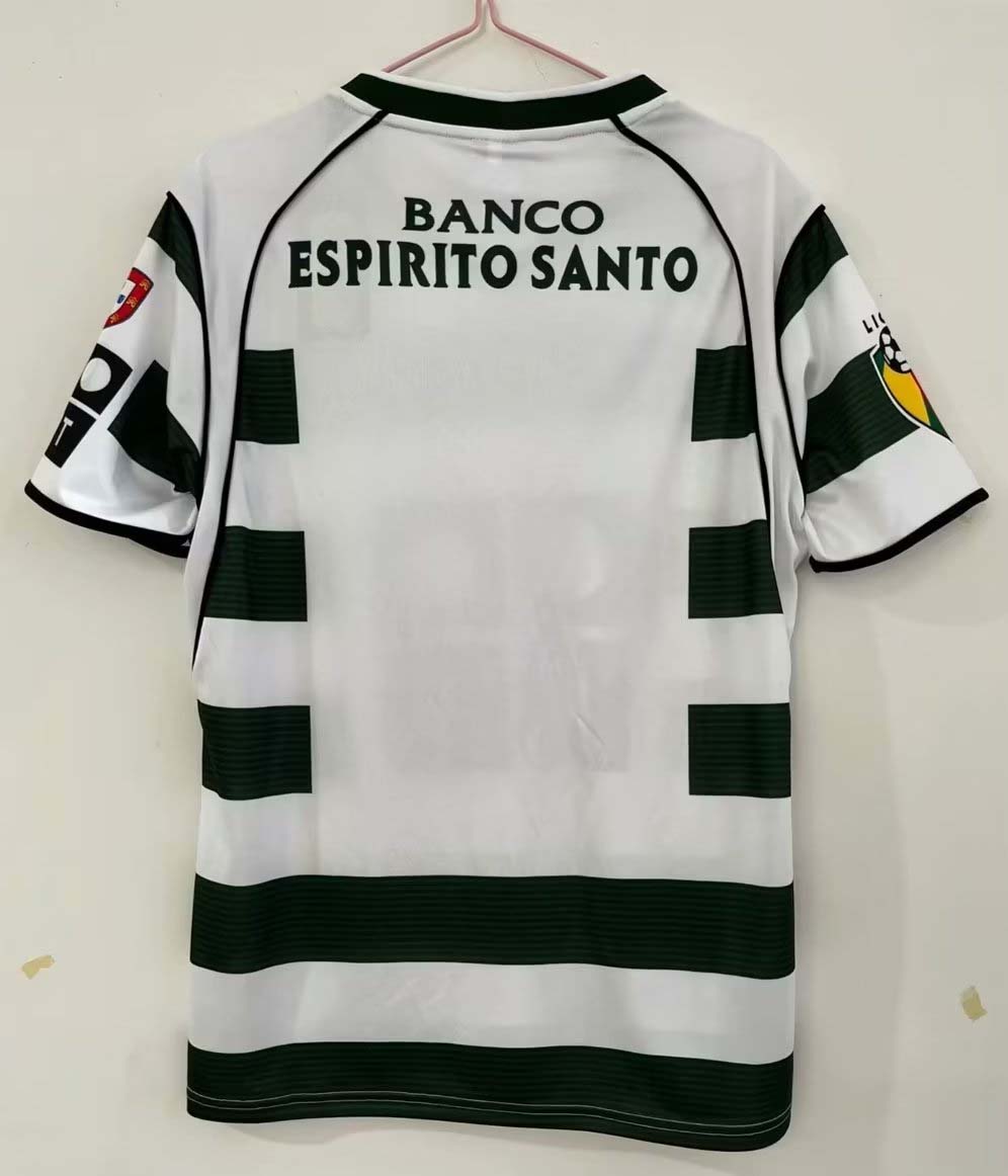 2001/2003 Retro Sporting Lisbon Home Football Shirt-mysite Custom Football Kit- Nextkits