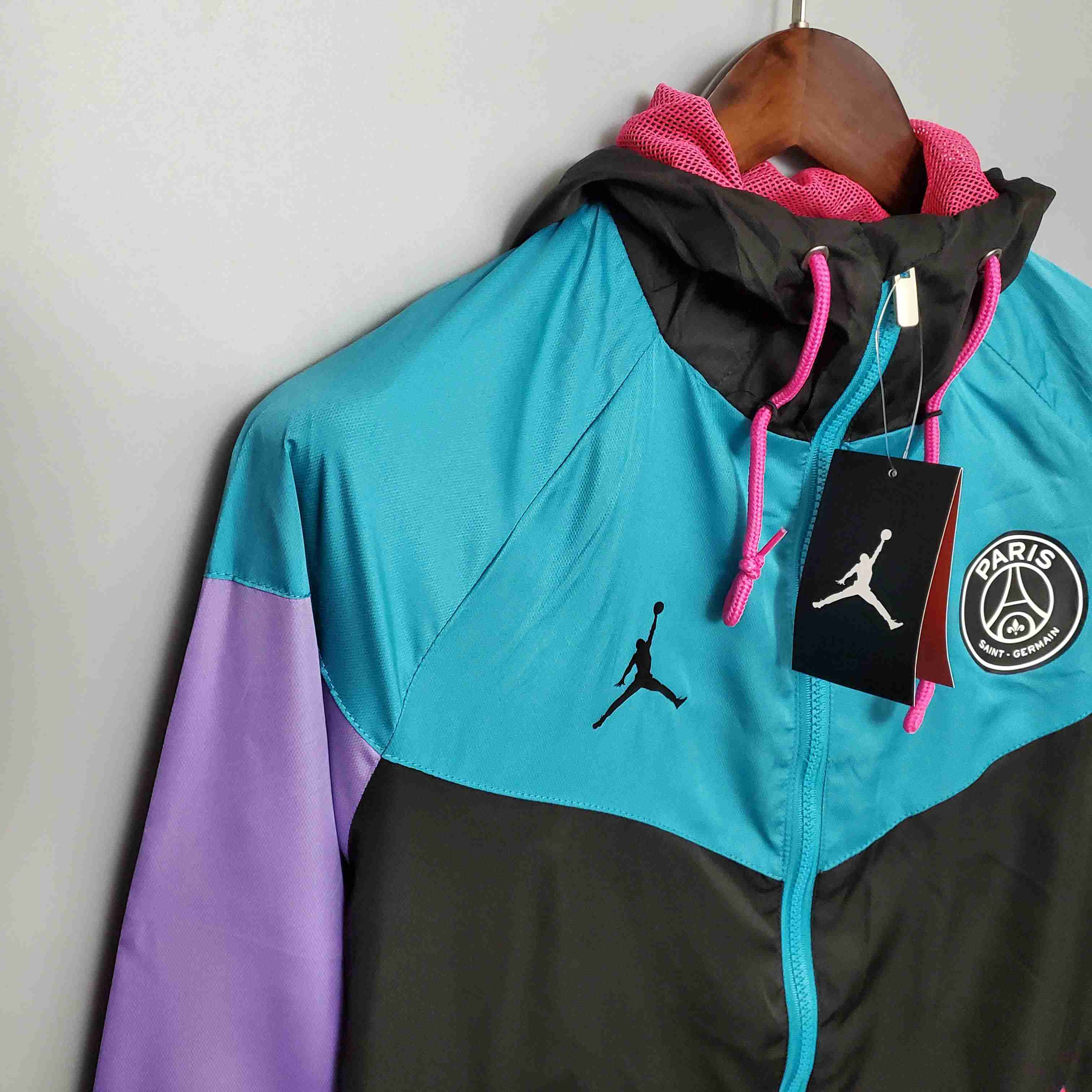 2021 Windbreaker Psg Paris Saint-Germain Black-Blue-Purple-mysite Custom Football Kit- Nextkits