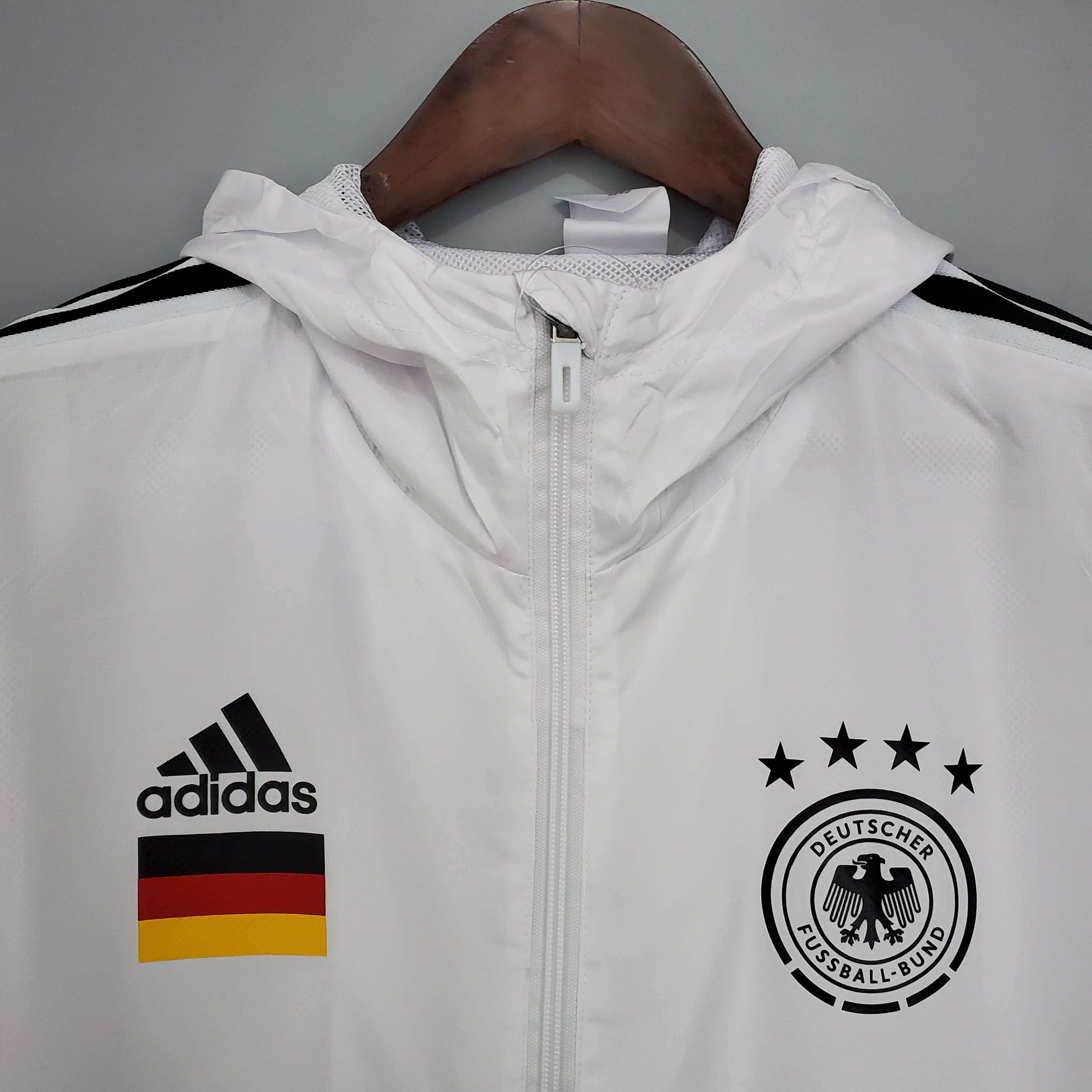 2021 Windbreaker Soccer Jersey Germany White-mysite Custom Football Kit- Nextkits