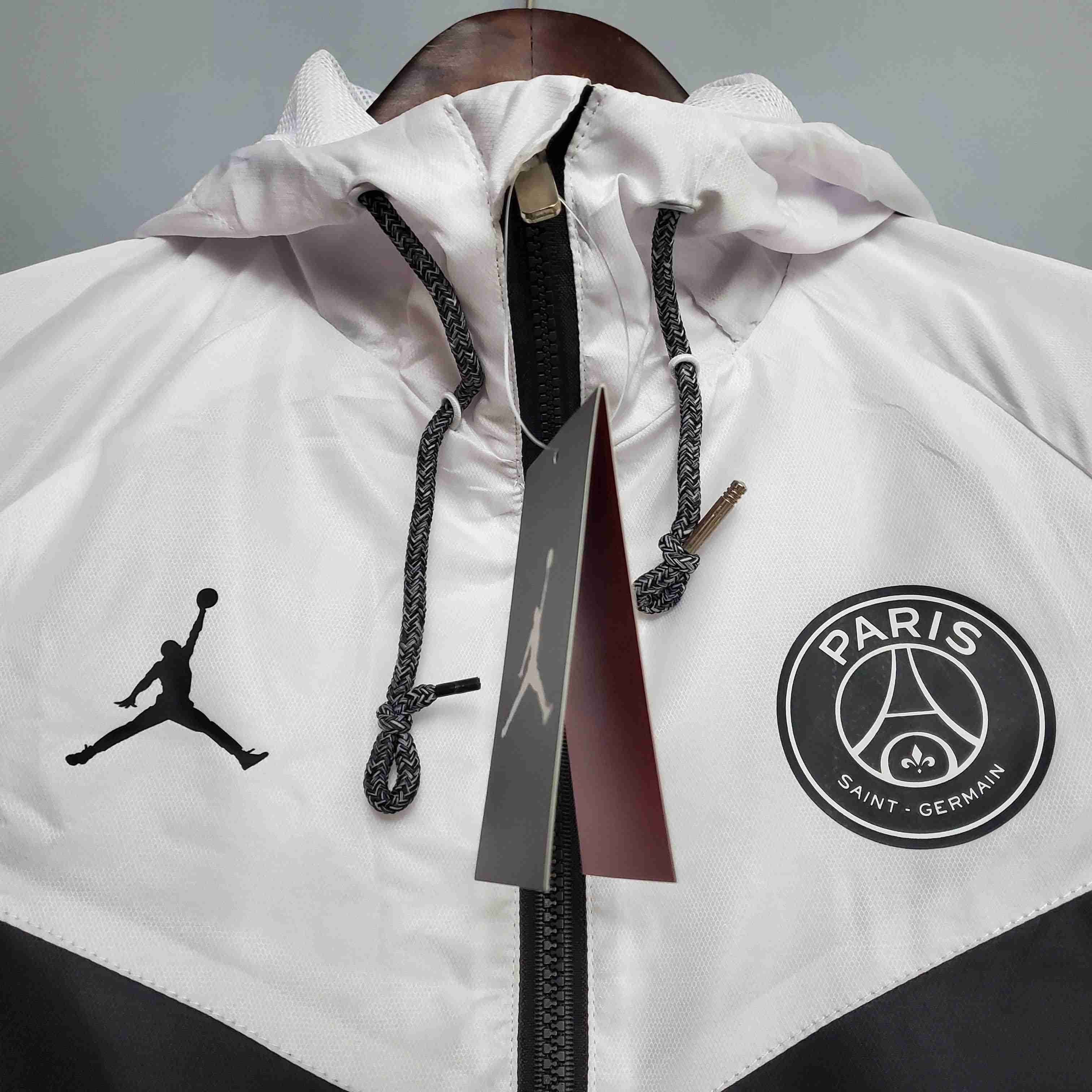 Psg Paris Saint-Germain Windbreaker Classic Style Black-White-mysite Custom Football Kit- Nextkits