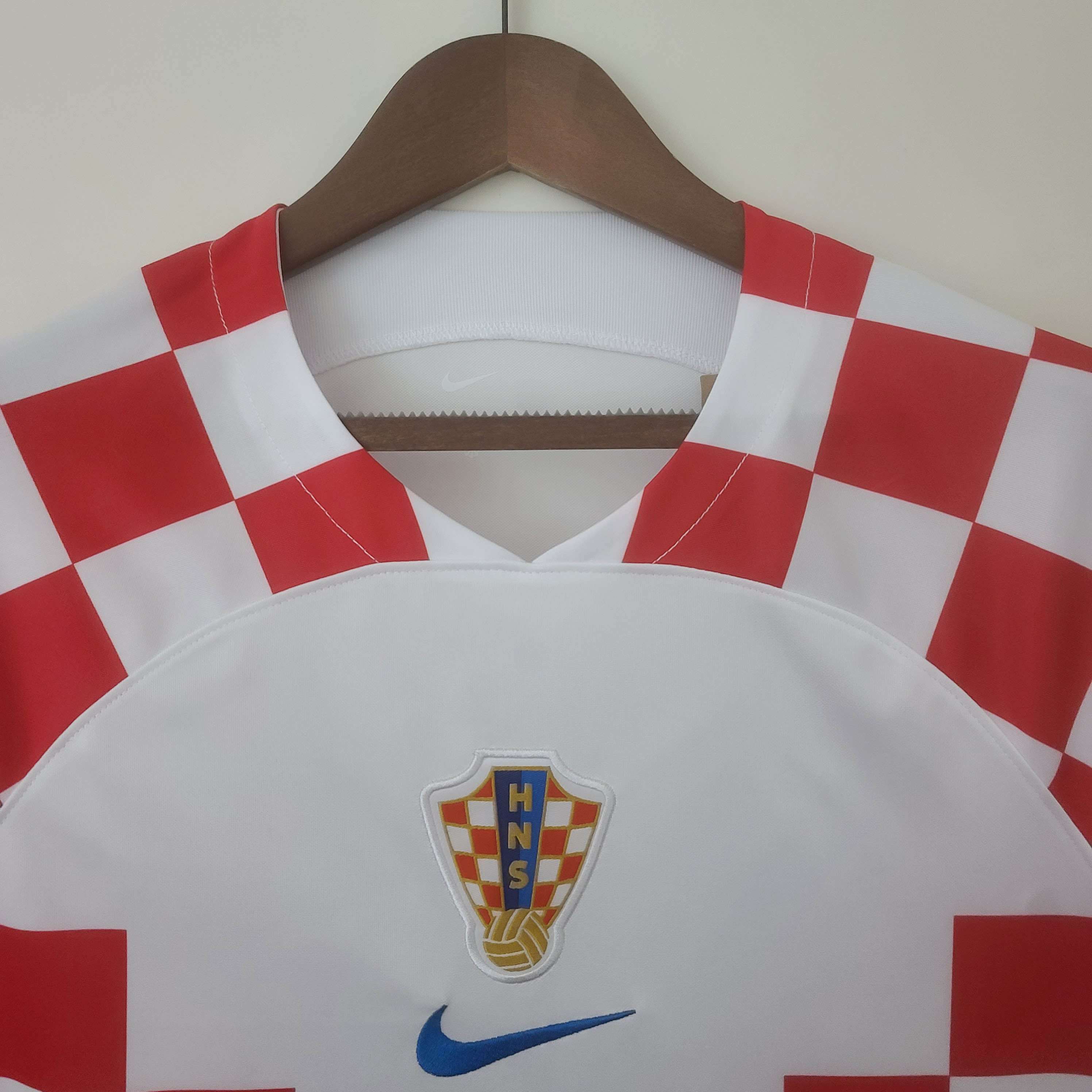 2022 FIFA World Cup Croatia Home Soccer Shirt-mysite Custom Football Kit- Nextkits