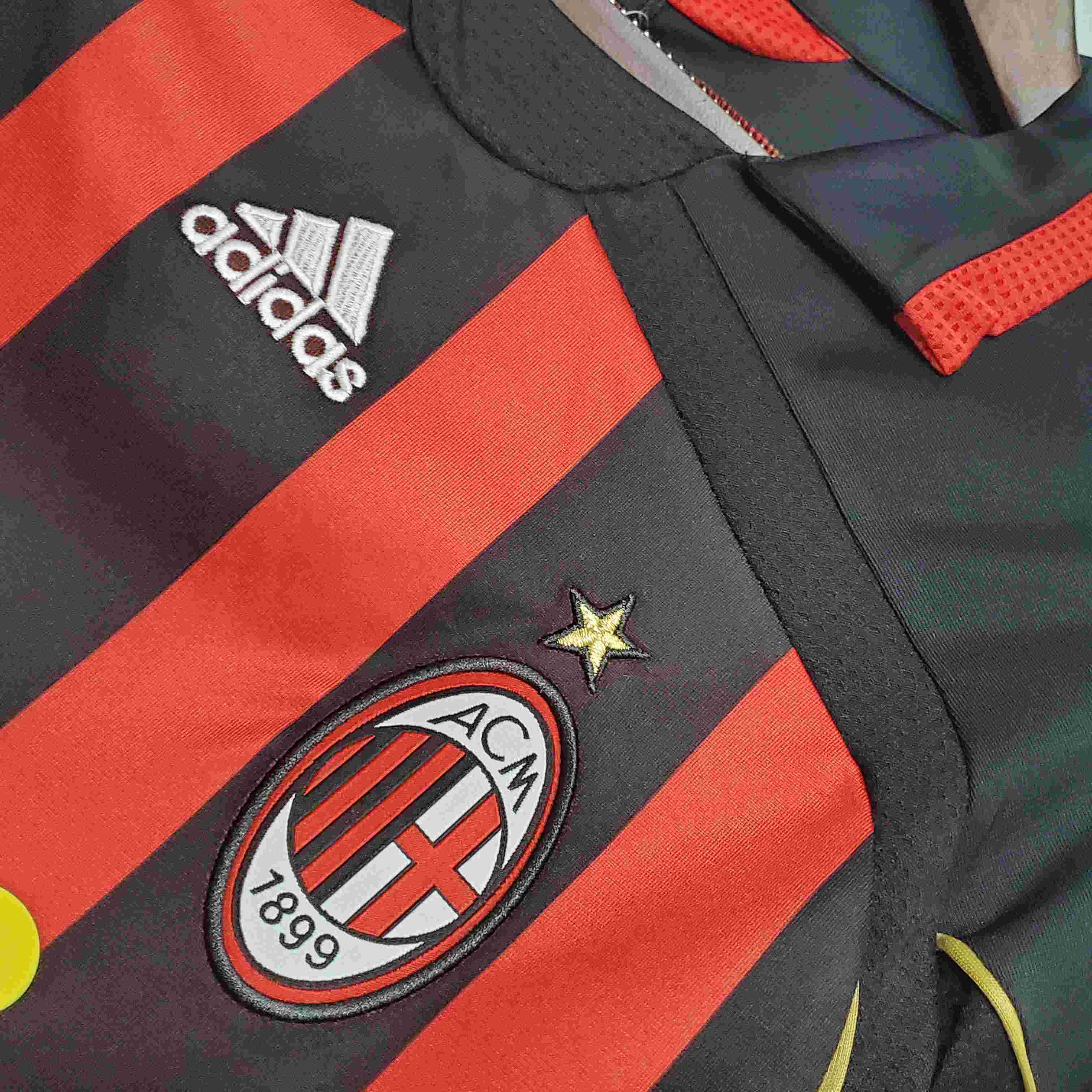 2006/2007 Retro AC Milan Home Football Shirt-mysite Custom Football Kit- Nextkits