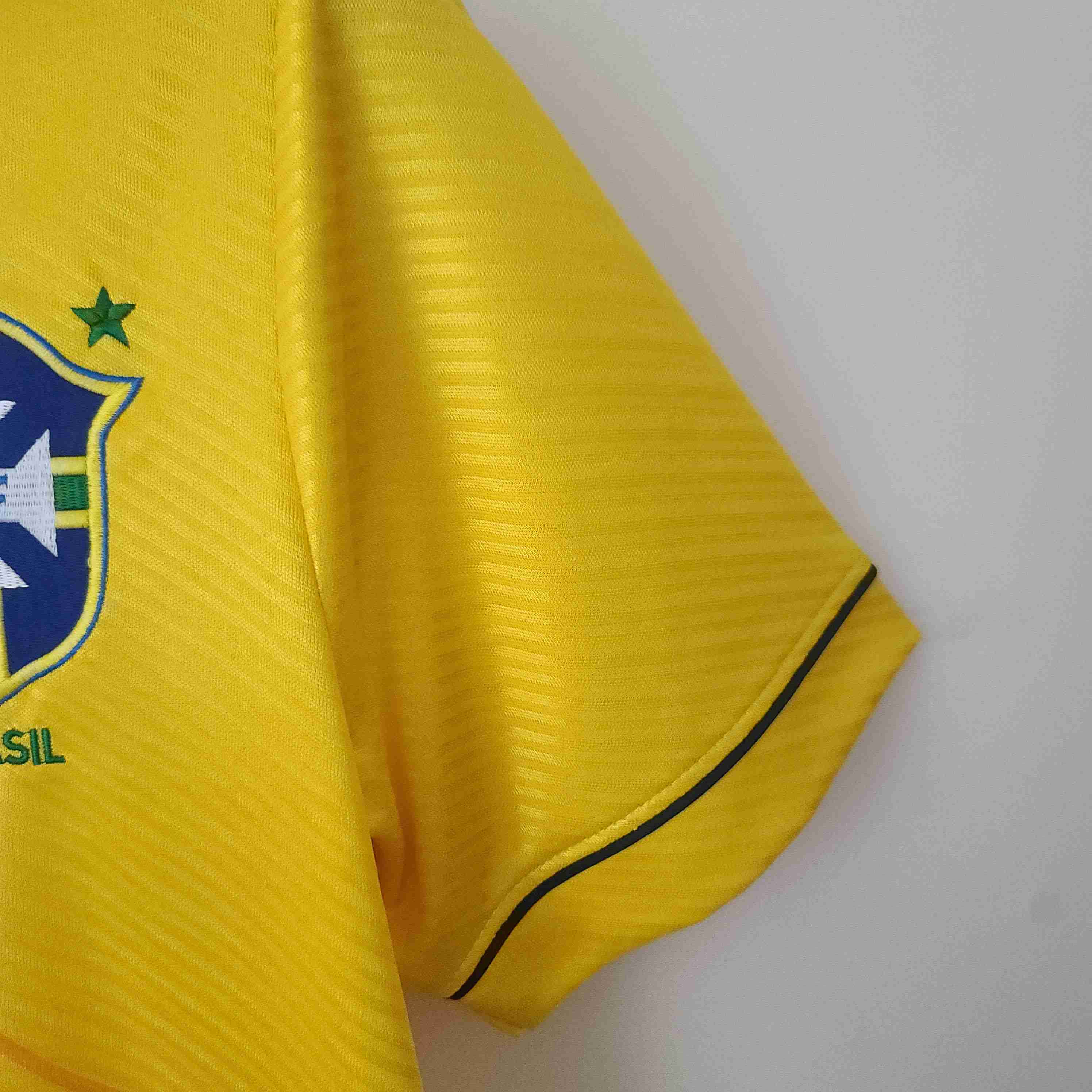 1994 Retro Brazil Home Soccer Jersey-mysite Custom Football Kit- Nextkits
