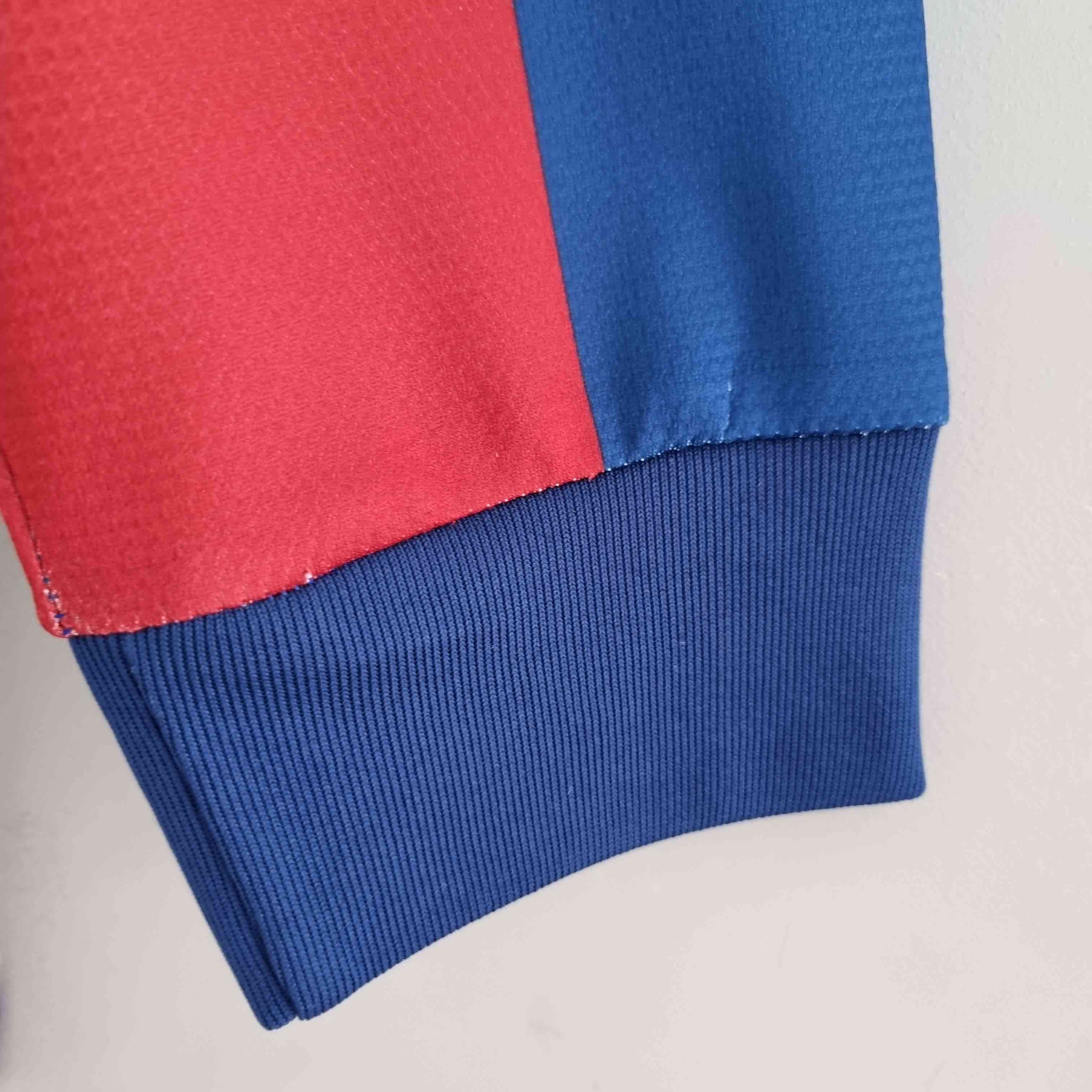 2010/2011 Retro Long Sleeve Barcelona Home Football Shirt-mysite Custom Football Kit- Nextkits