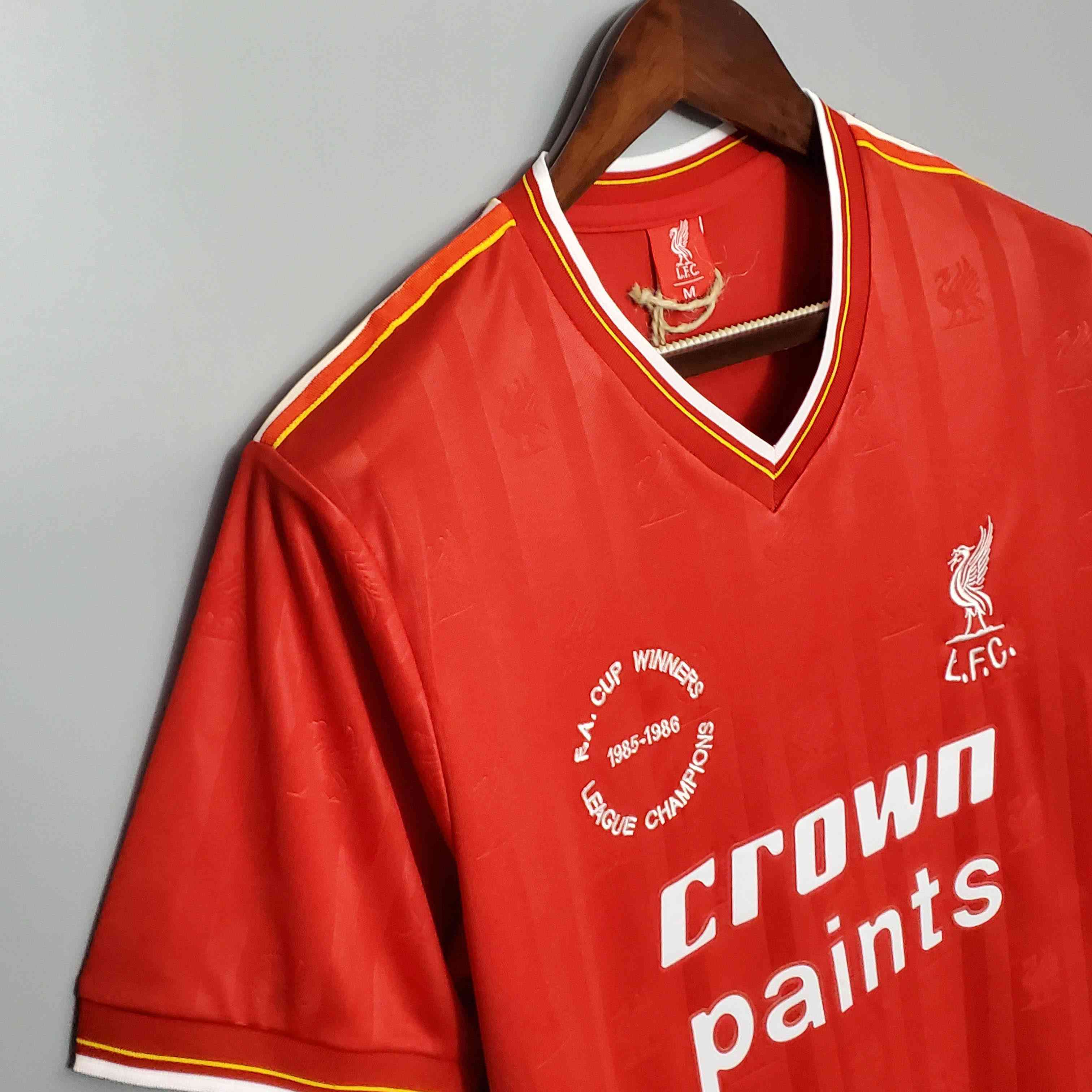 1985/1986 Retro Liverpool Home Football Shirt-mysite Custom Football Kit- Nextkits
