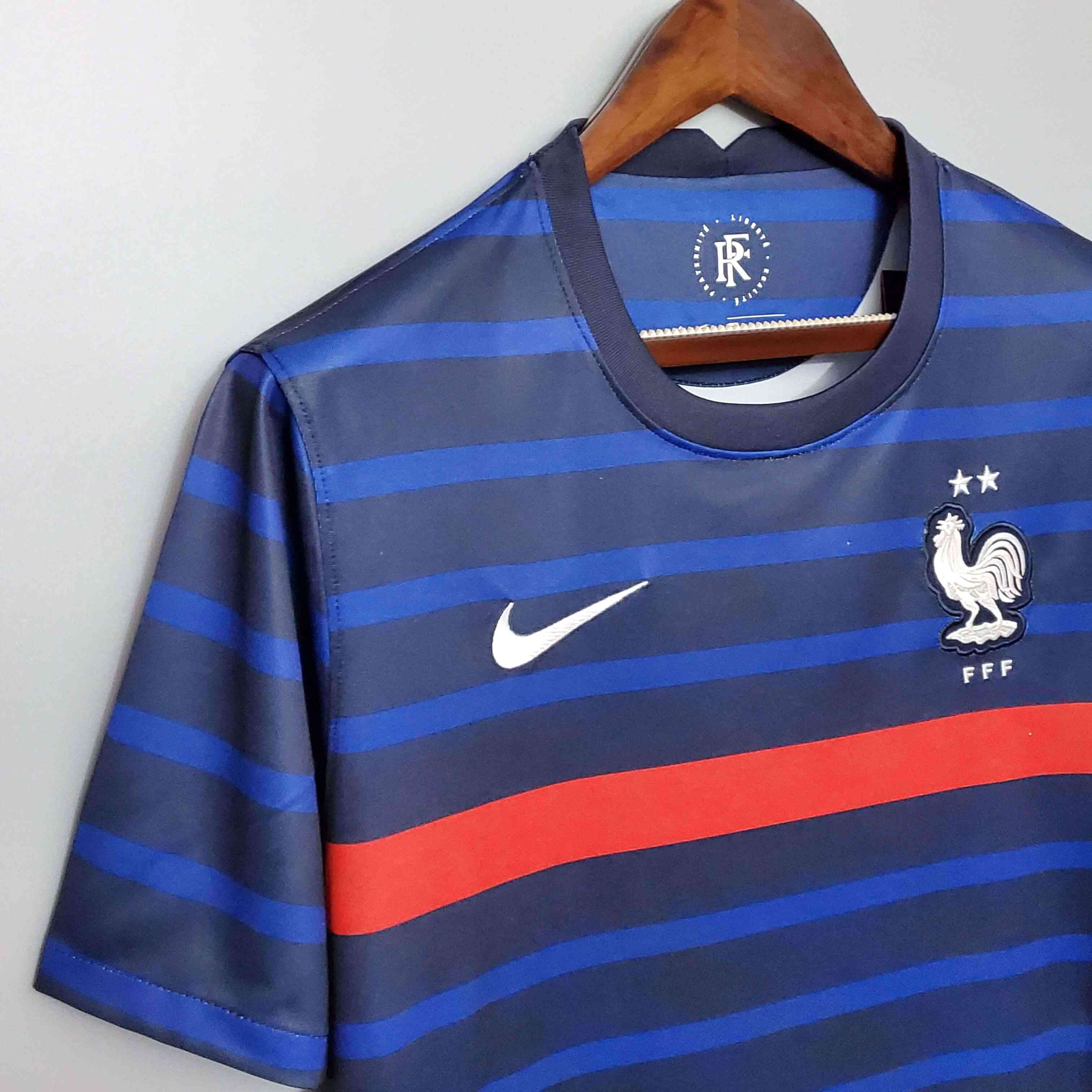 2020 Football Shirt France Blue Home-mysite Custom Football Kit- Nextkits