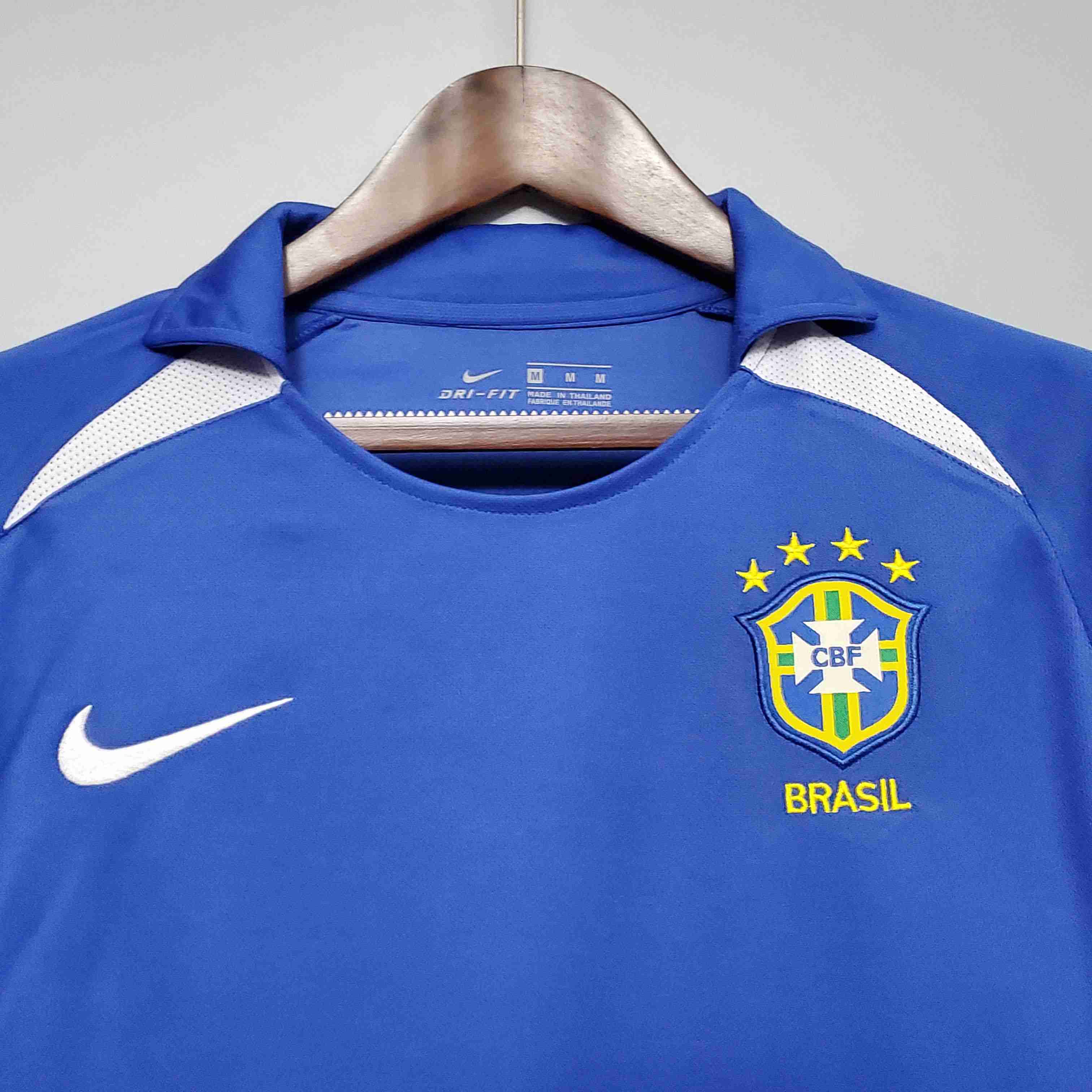 2002 Retro Brazil Away Soccer Jersey-mysite Custom Football Kit- Nextkits
