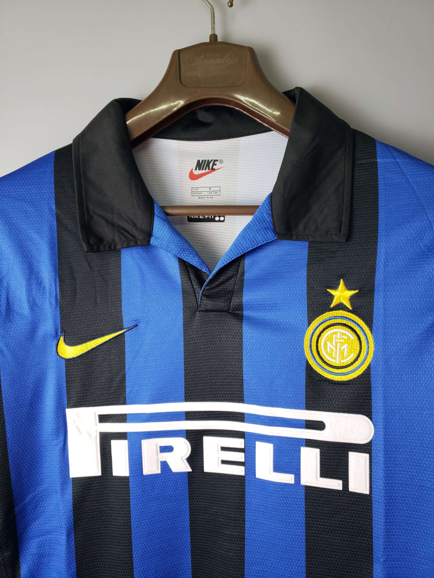 1998/1999 Retro Long Sleeve Internazionale Milan Home Football Jersey-mysite Custom Football Kit- Nextkits