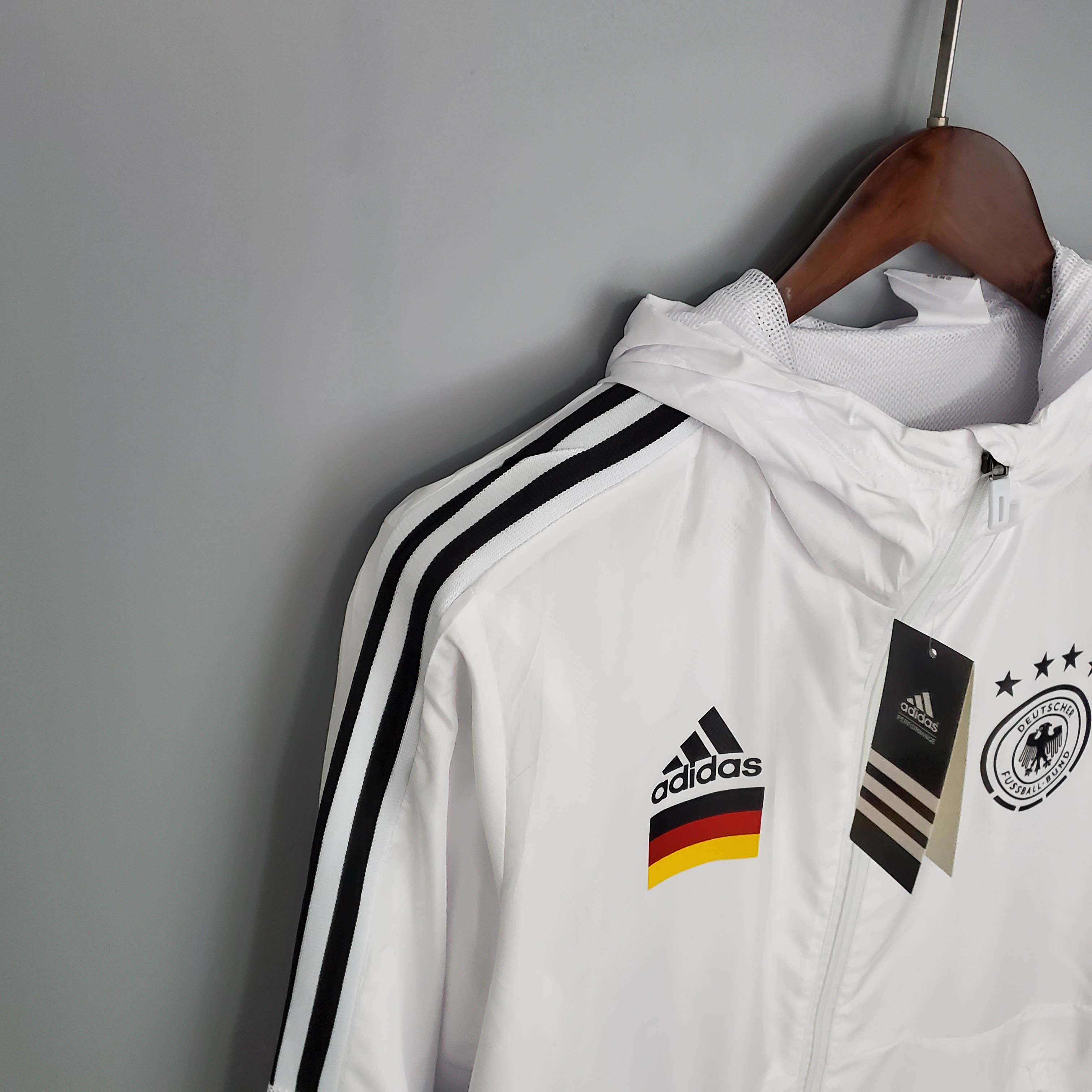 2021 Windbreaker Soccer Jersey Germany White-mysite Custom Football Kit- Nextkits