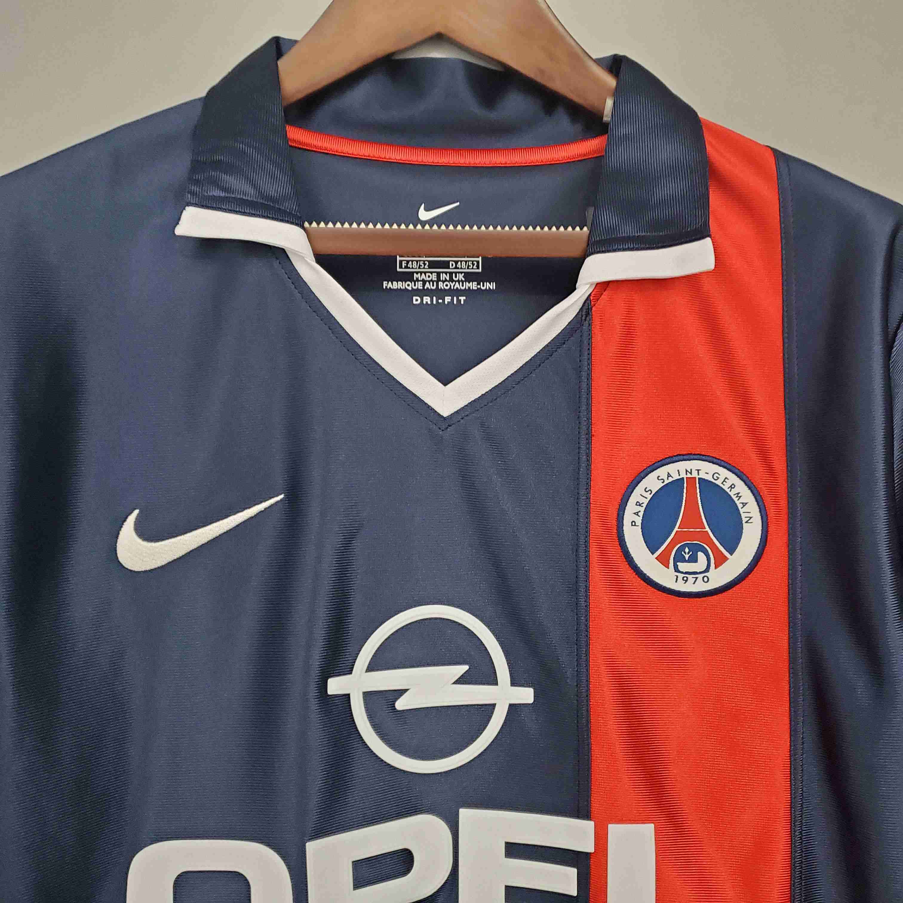 2001/2002 Retro Psg Paris Saint-Germain Home-mysite Custom Football Kit- Nextkits