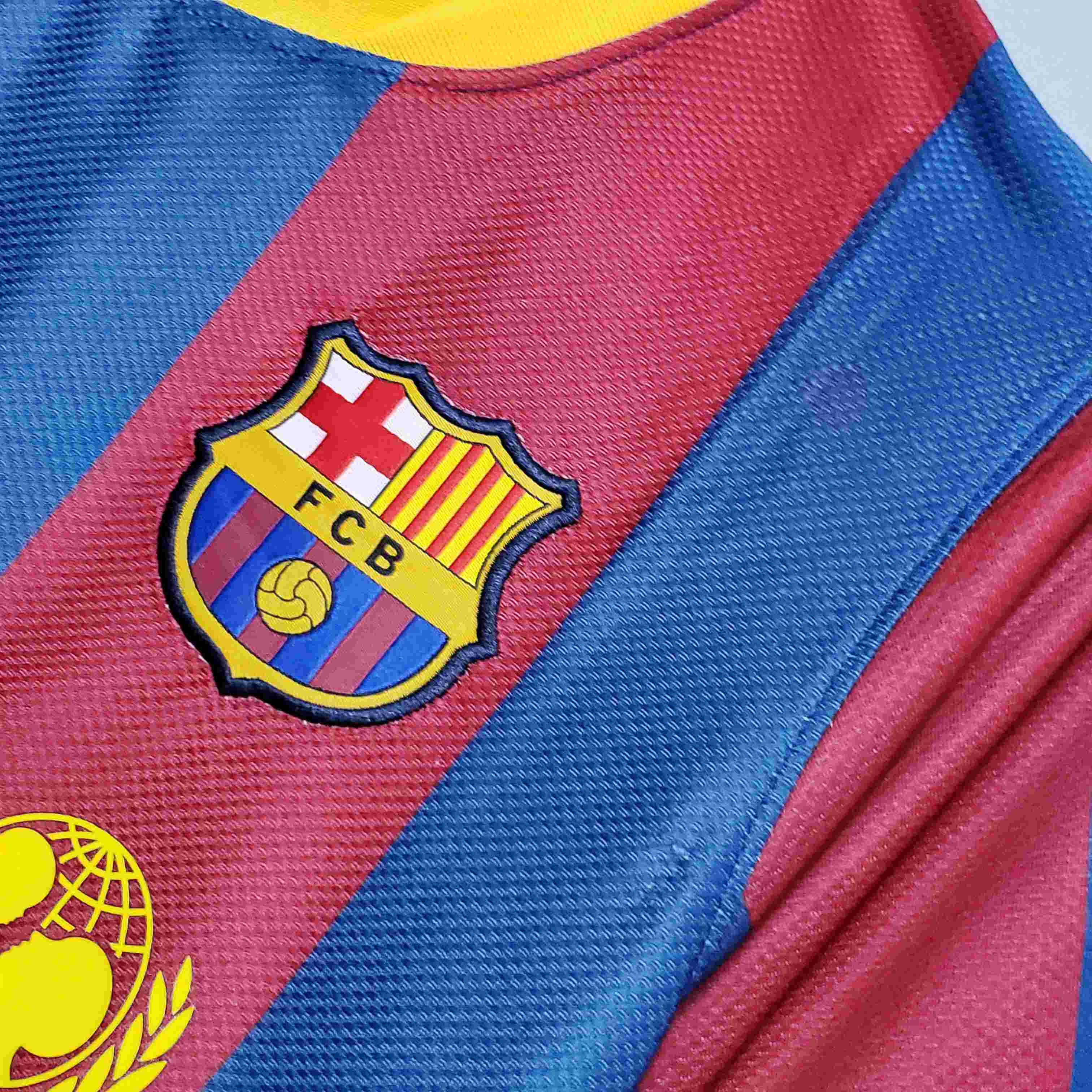 2010/2011 Retro Barcelona Home Football Shirt-mysite Custom Football Kit- Nextkits