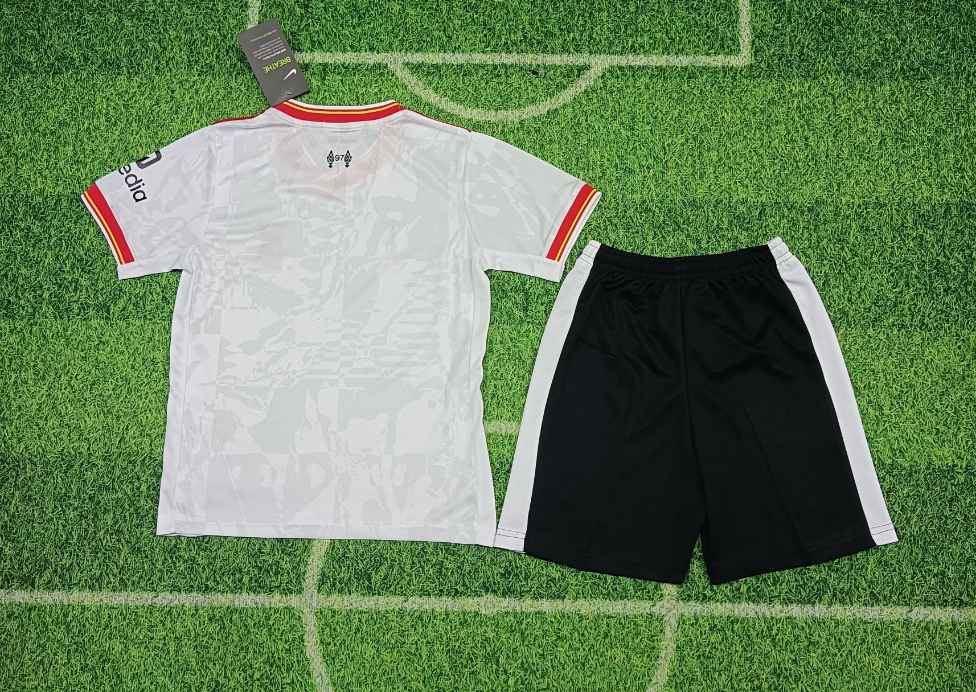 2024/2025 Liverpool Third Away Soccer Jersey Kids Size Suit-mysite Custom Football Kit- Nextkits