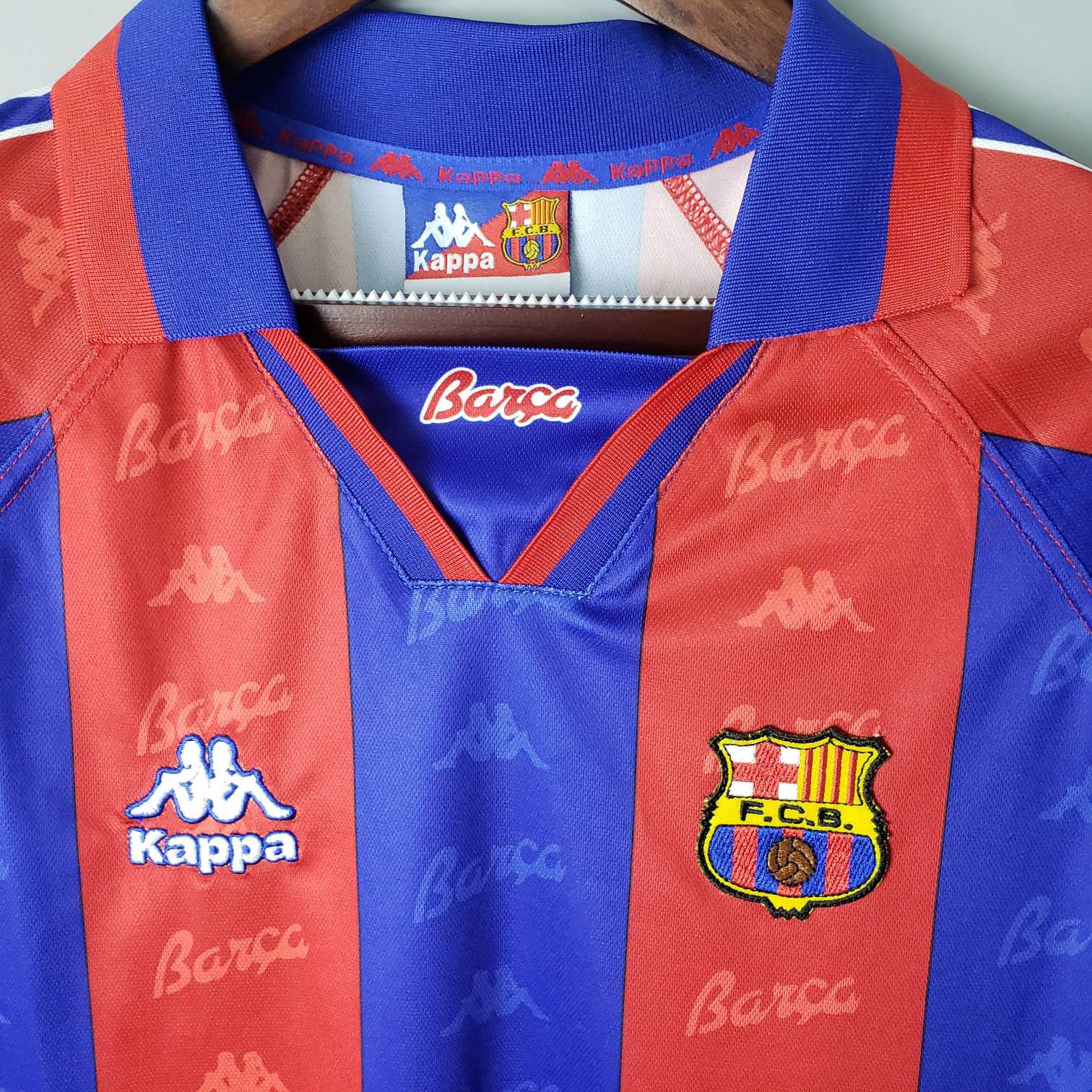 1996/1997 Retro Barcelona Football Shirt Home-mysite Custom Football Kit- Nextkits