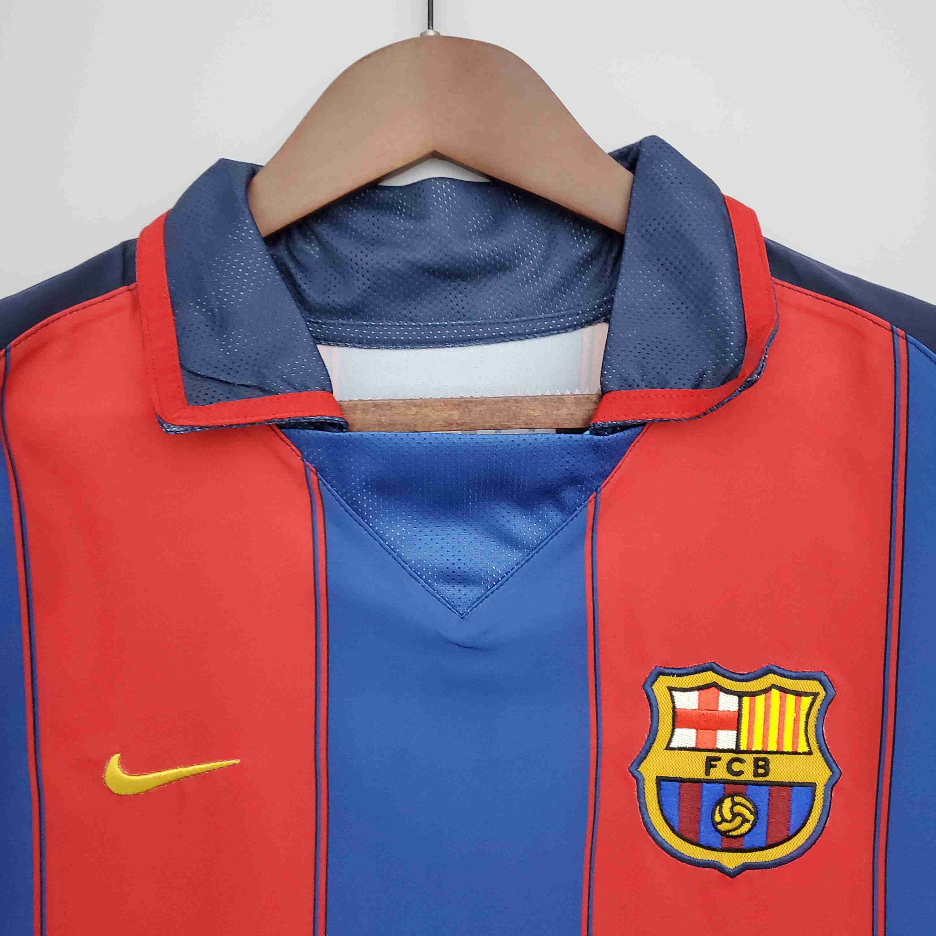 2003/2004 Retro Barcelona Home Football Shirt-mysite Custom Football Kit- Nextkits