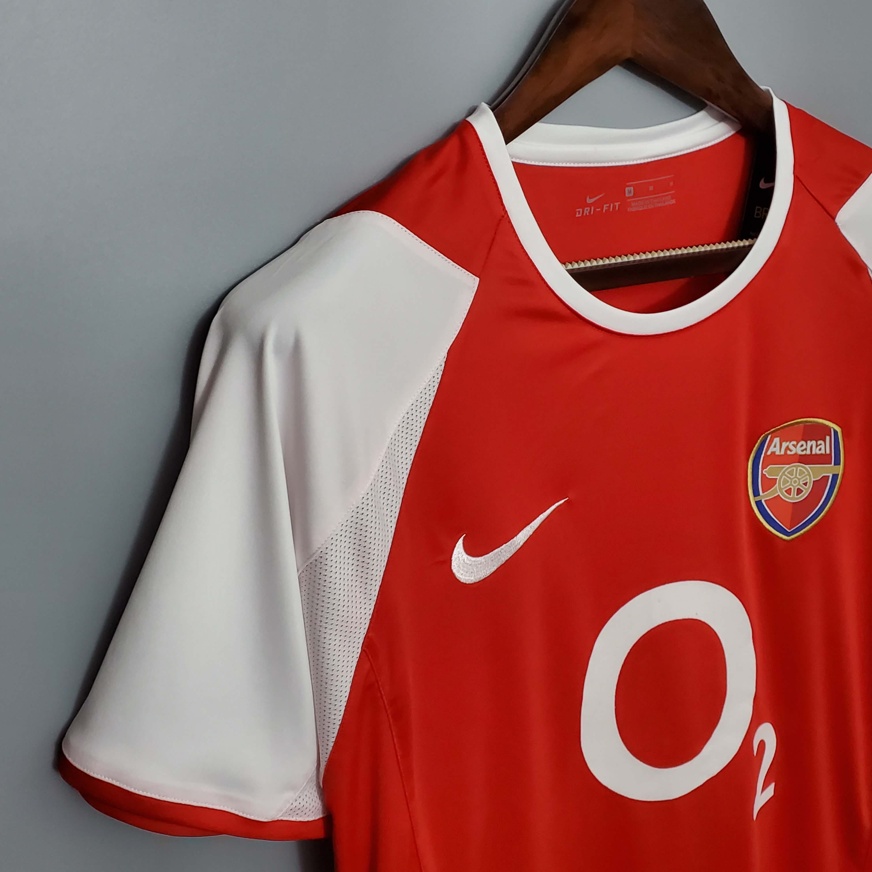 2002/2004 Retro Arsenal Home Football Shirt-mysite Custom Football Kit- Nextkits