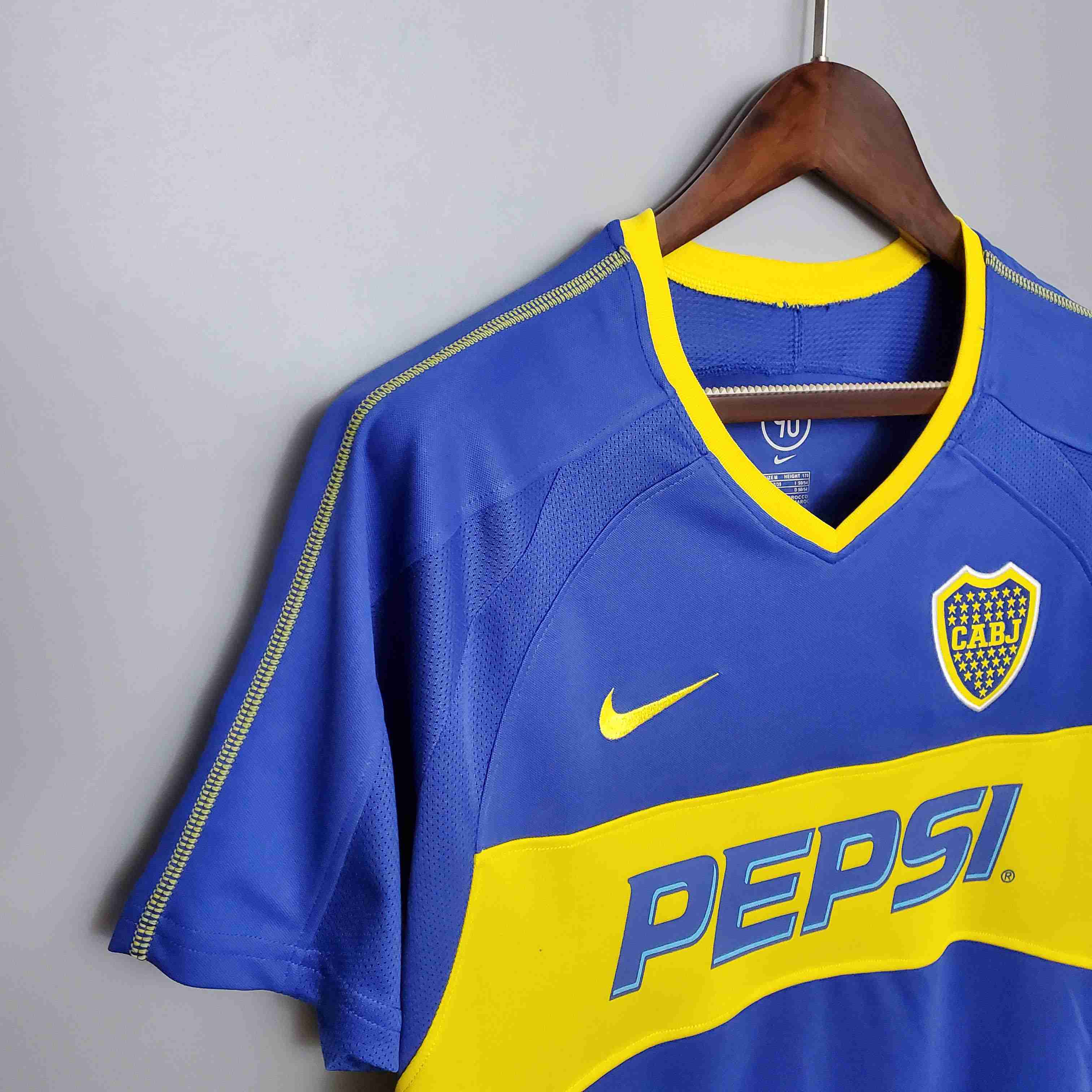 2003/2004 Retro Boca Juniors Home Football Jersey-mysite Custom Football Kit- Nextkits