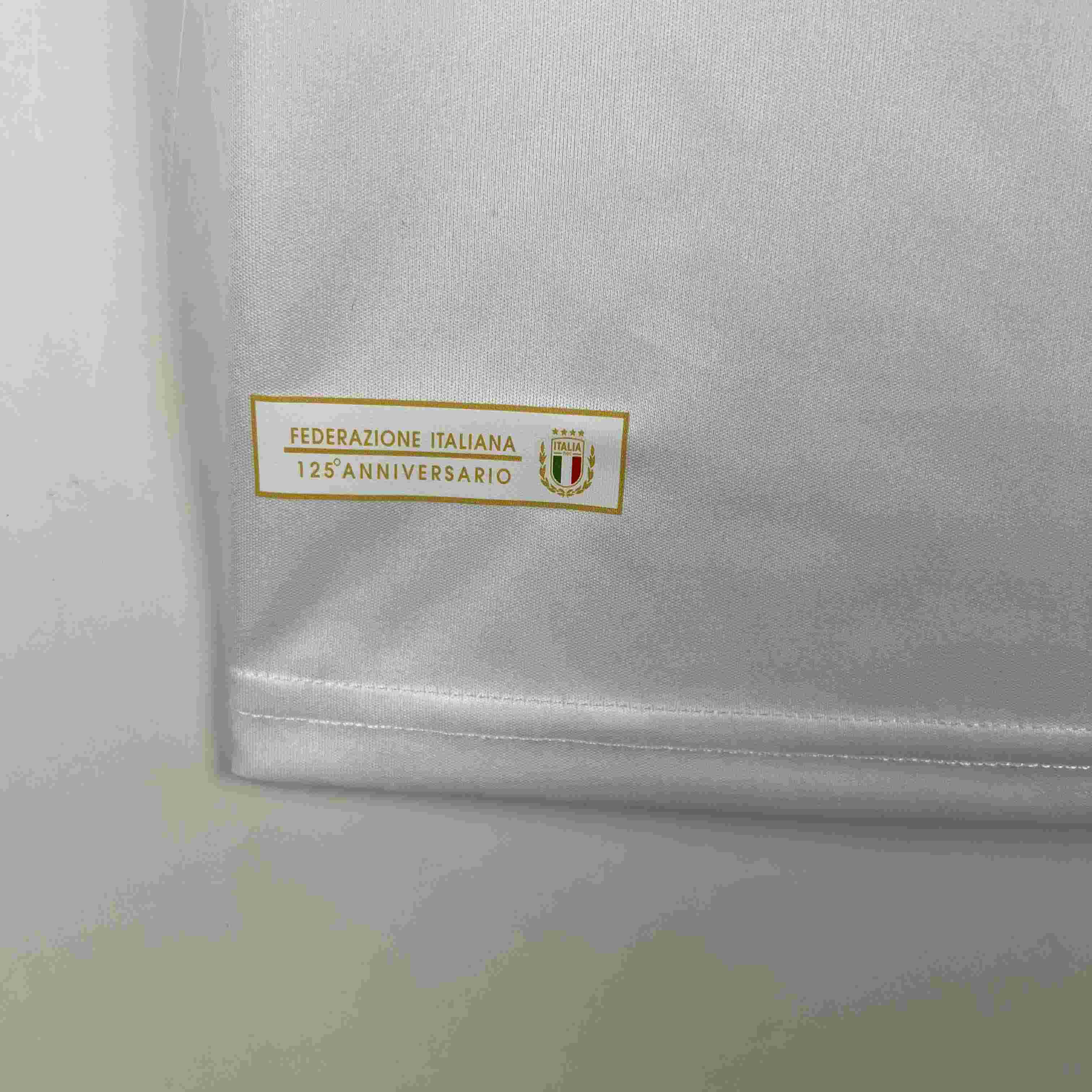 2023 Italy 125th Anniversary White Soccer Shirt-mysite Custom Football Kit- Nextkits