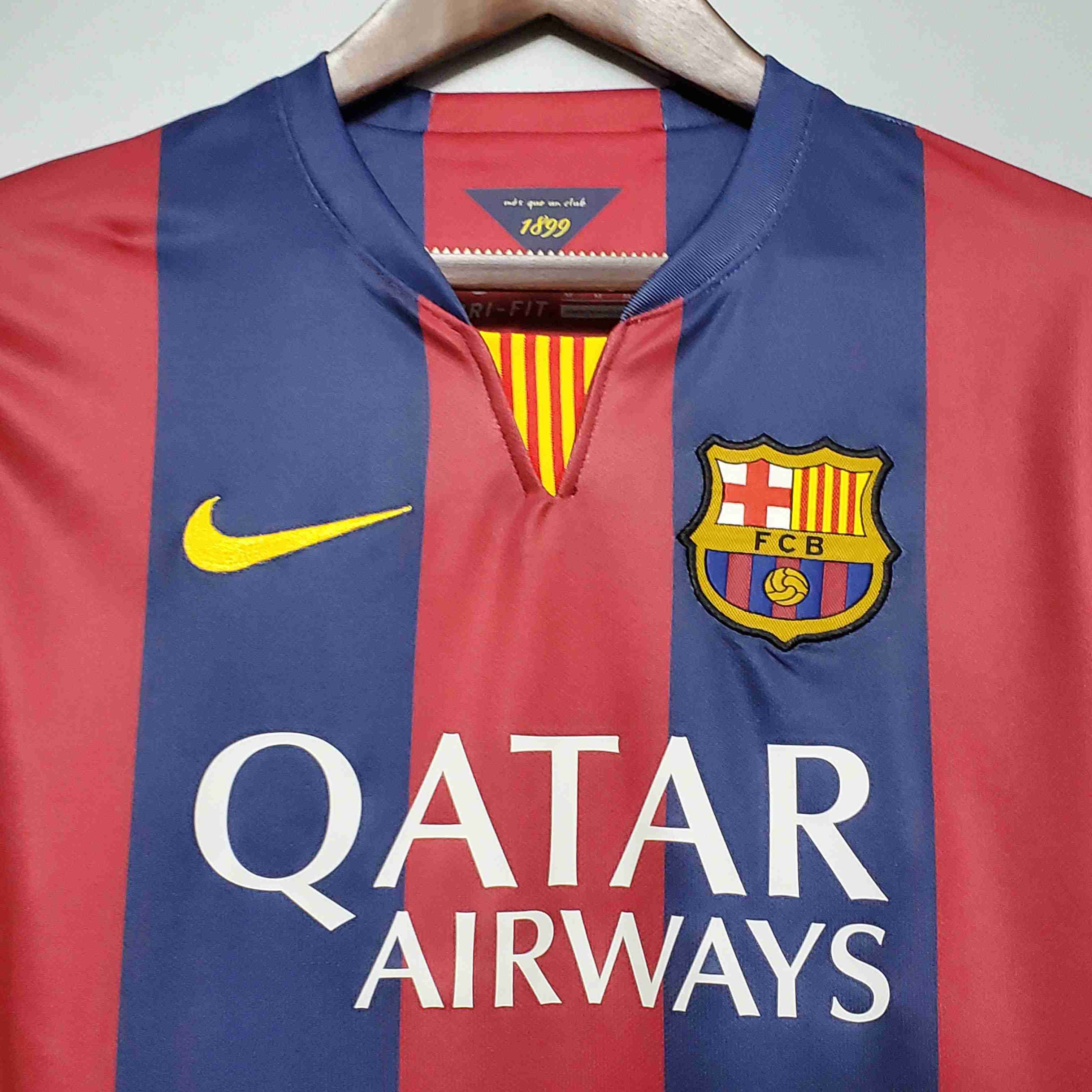 2014/2015 Retro Barcelona Football Shirt Home-mysite Custom Football Kit- Nextkits