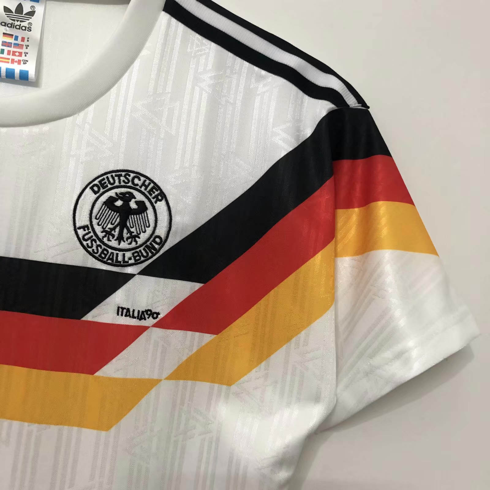 1990 Retro Germany Home Soccer Jersey-mysite Custom Football Kit- Nextkits