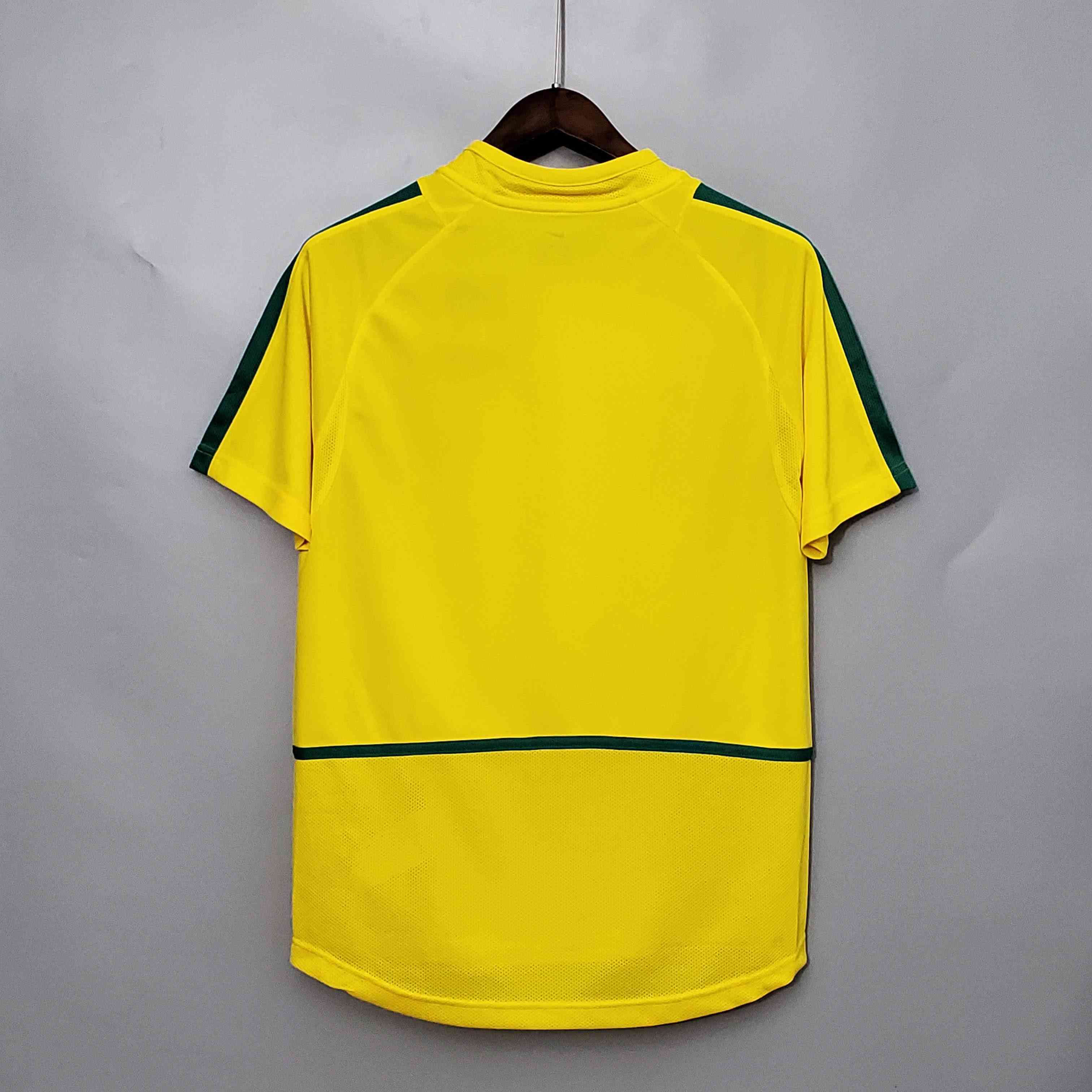 2002 Retro Brazil Soccer Jersey Home-mysite Custom Football Kit- Nextkits