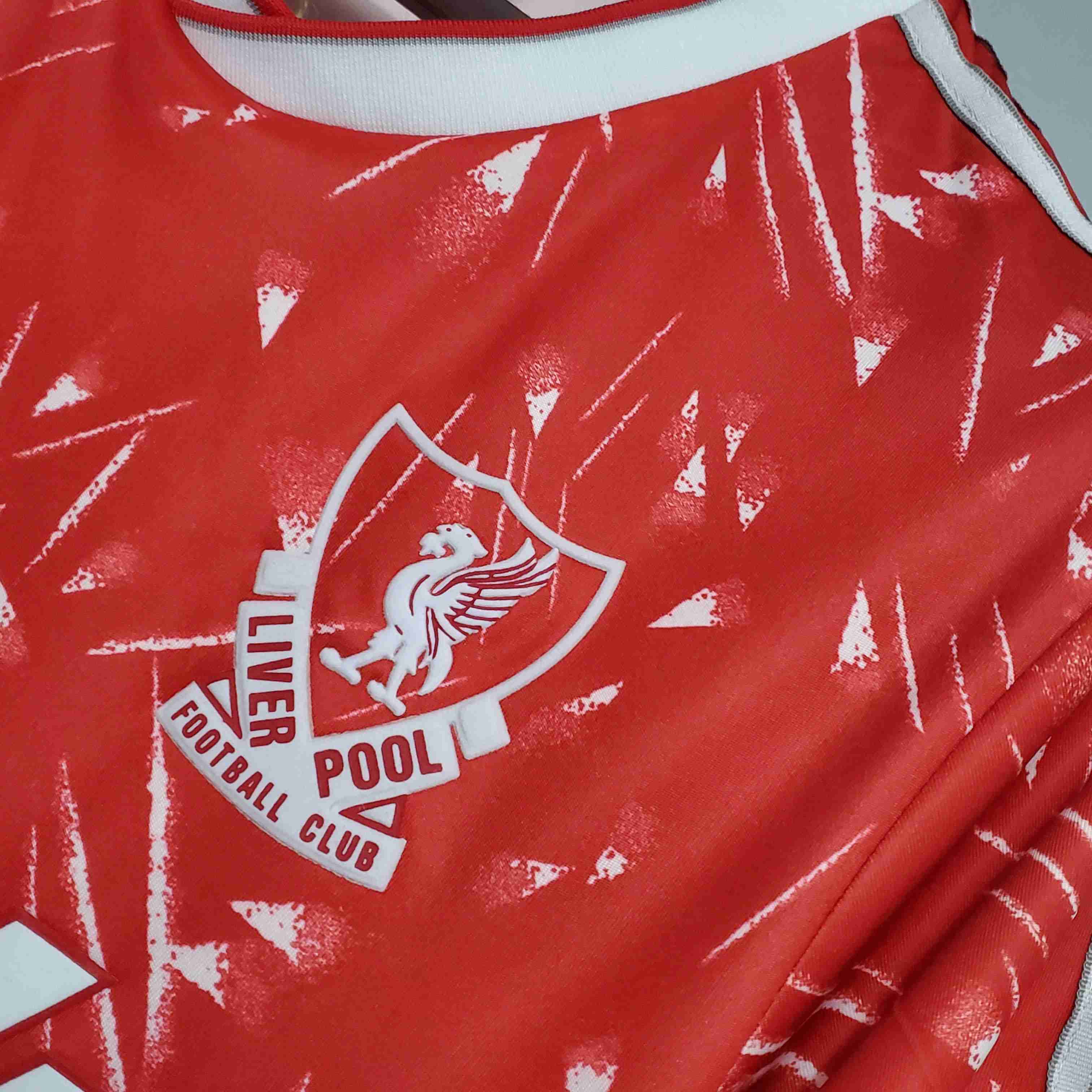 1989/1991 Retro Liverpool Football Shirt Home-mysite Custom Football Kit- Nextkits